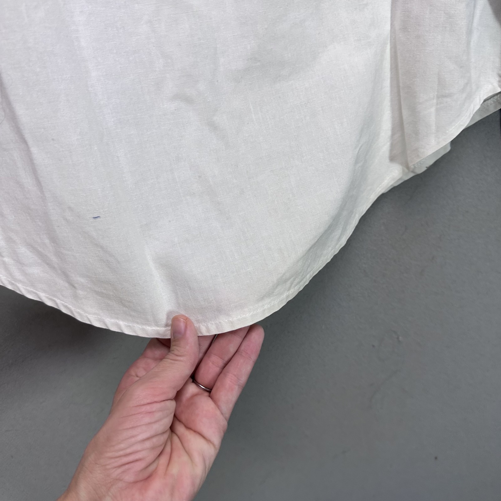 Vintage Roughrider Shirt Womens Medium White Blue Western Pearl Snap Star 90s