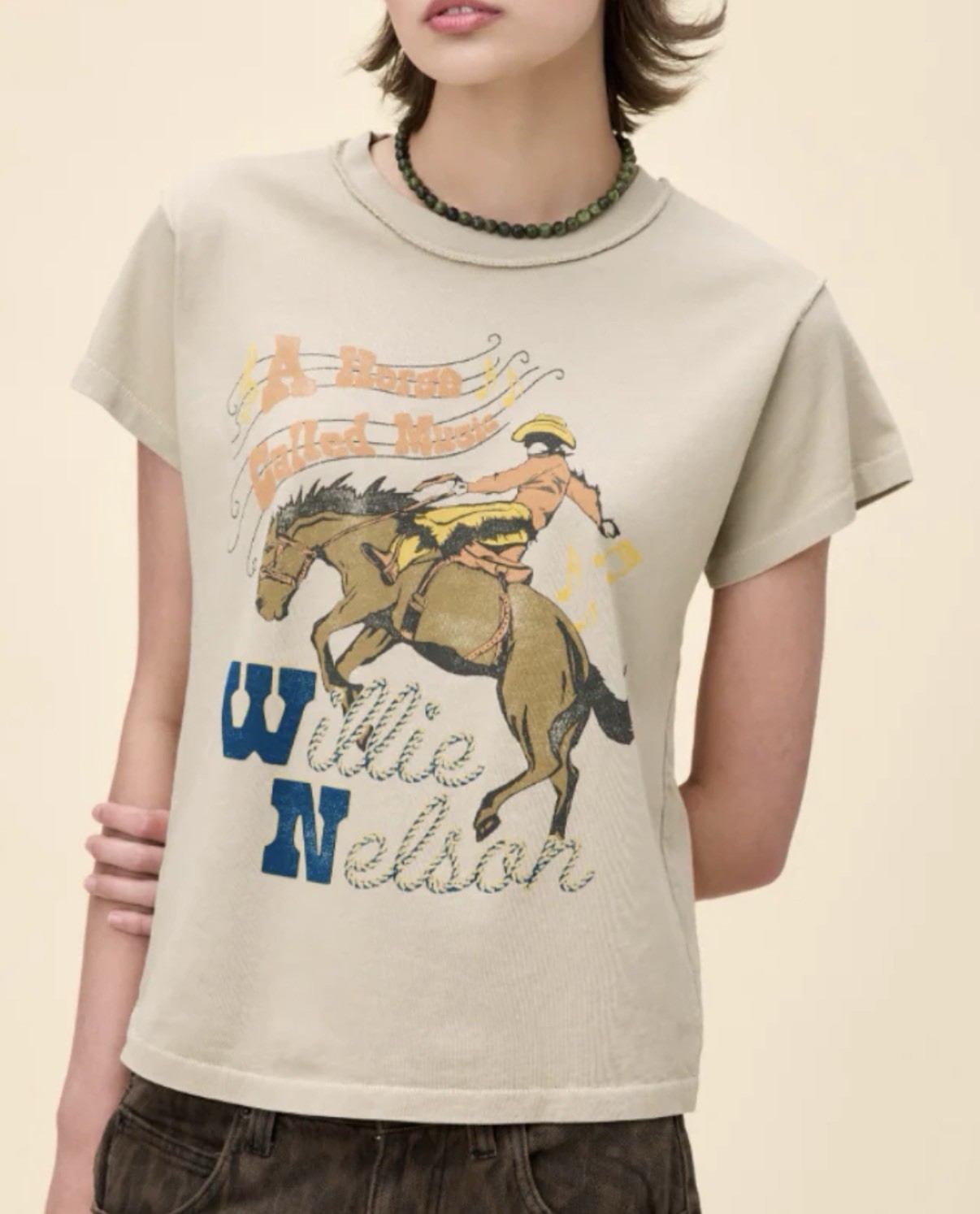 NEW Daydreamer Willie Nelson Graphic Band Horse Called Music T Shirt Sz Large