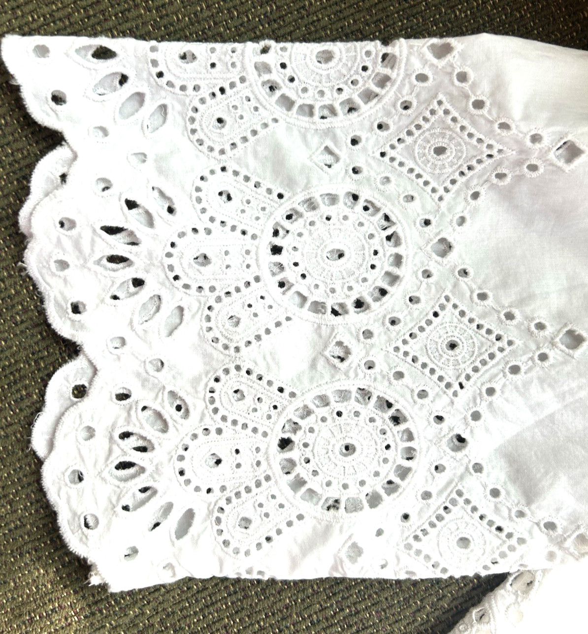 NWT Talbots White Eyelet Coastal Grandma Resortcore 100% Cotton Size XL Petite