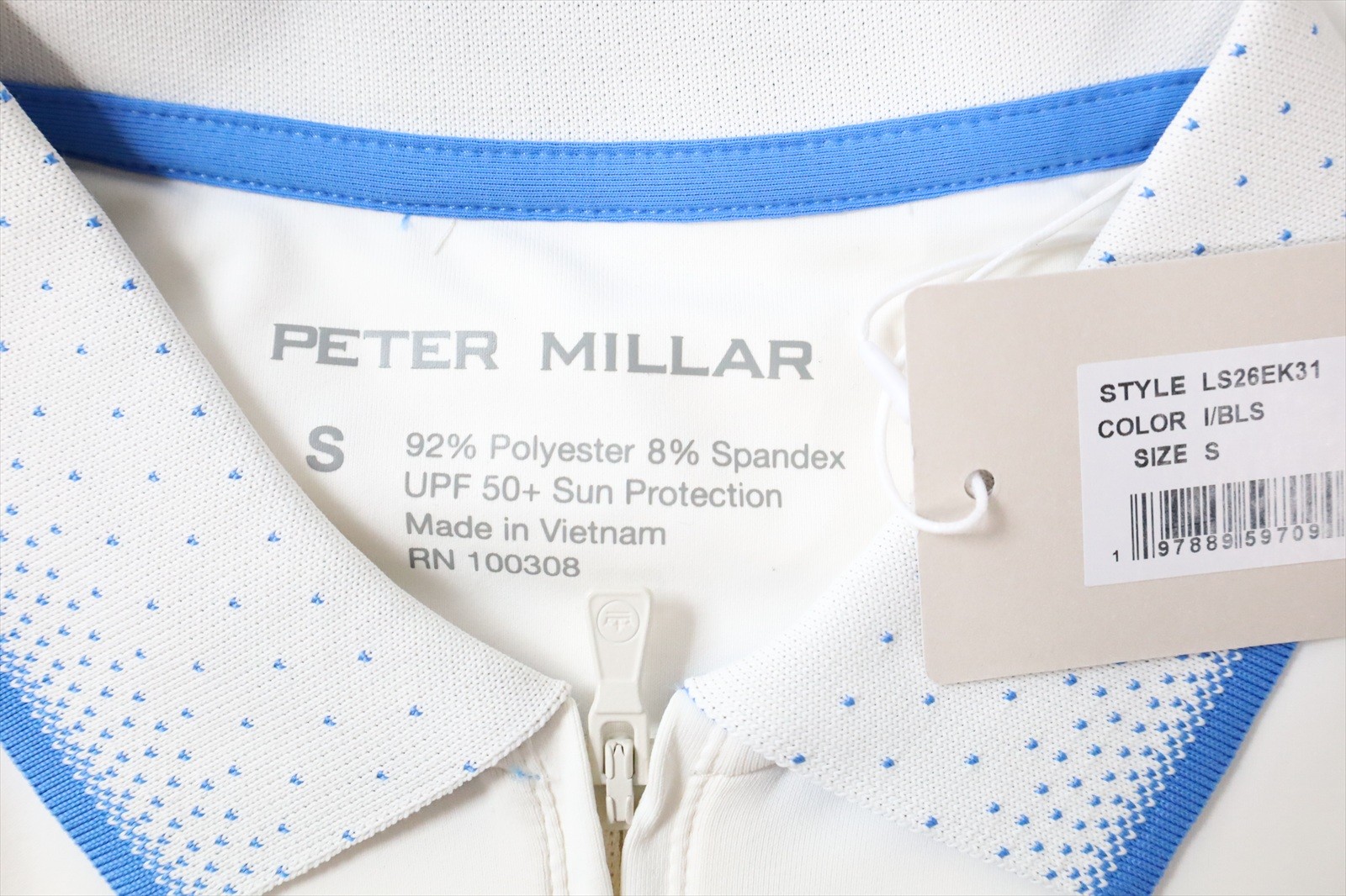 Peter Millar Golf Classic Polo Womens Size Small I/BLS New INV13309448