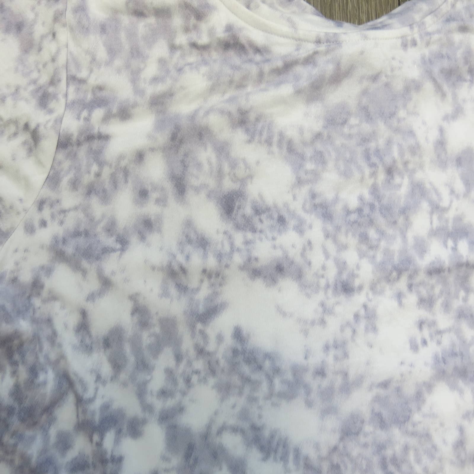 RABBIT ROSE *NWT* Crop Top Size XL Women Summer Lace Up Purple Tie Dye Boho