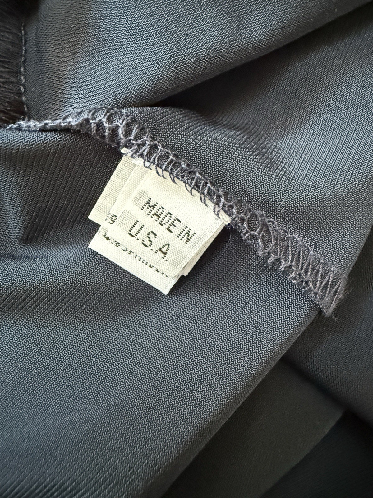 NWOT PLANET By Lauren G Long Sleeve Top Shirt, One Size Fits All, Navy Blue
