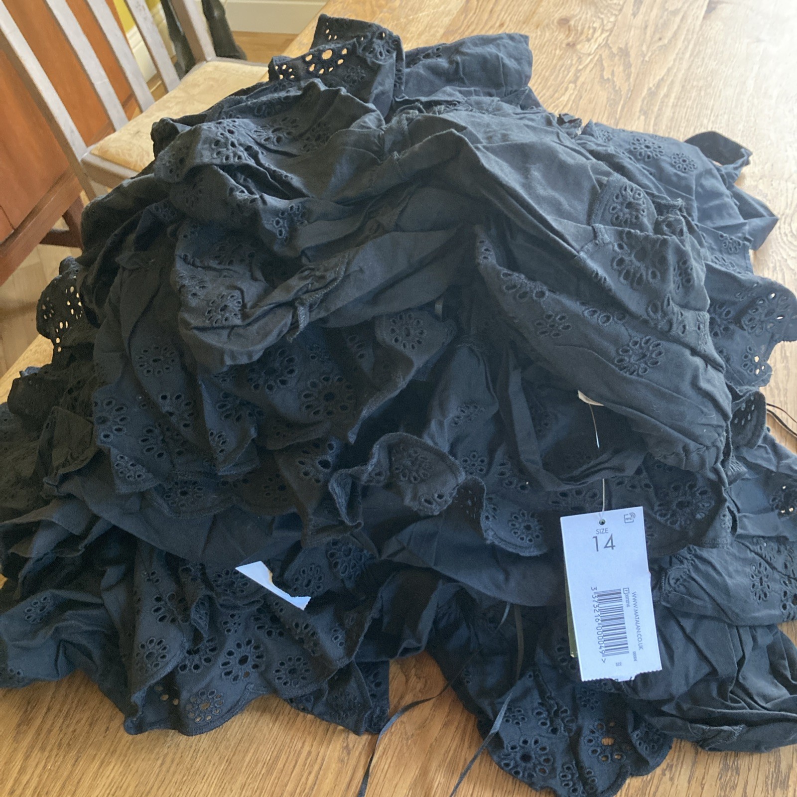 Bundle of 12 summer tops size 14 resale (724) vinted reseller boot sale job lot