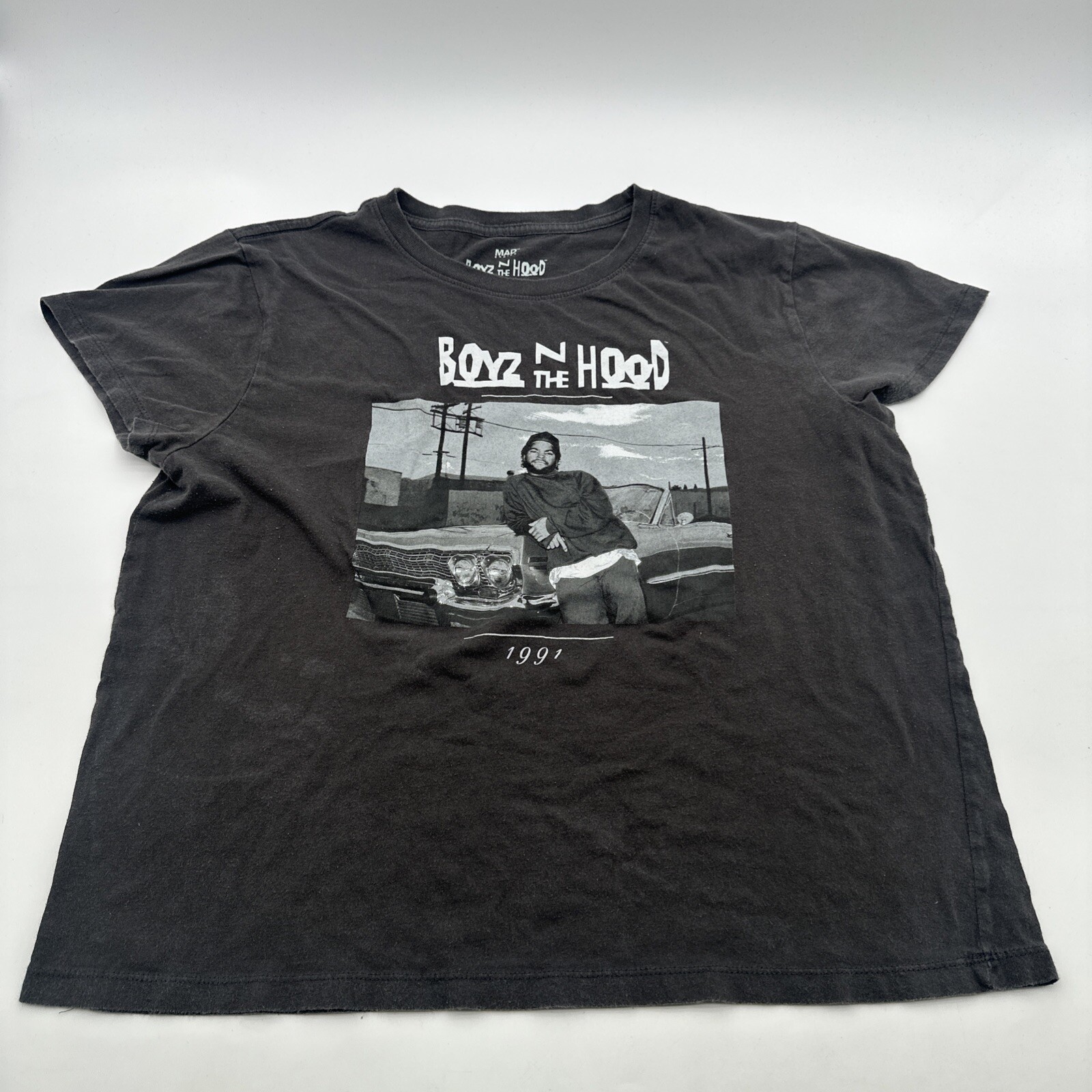 Mad Engine Boyz N The Hood T-Shirt Women Large Graphic Print Logo ..#19850