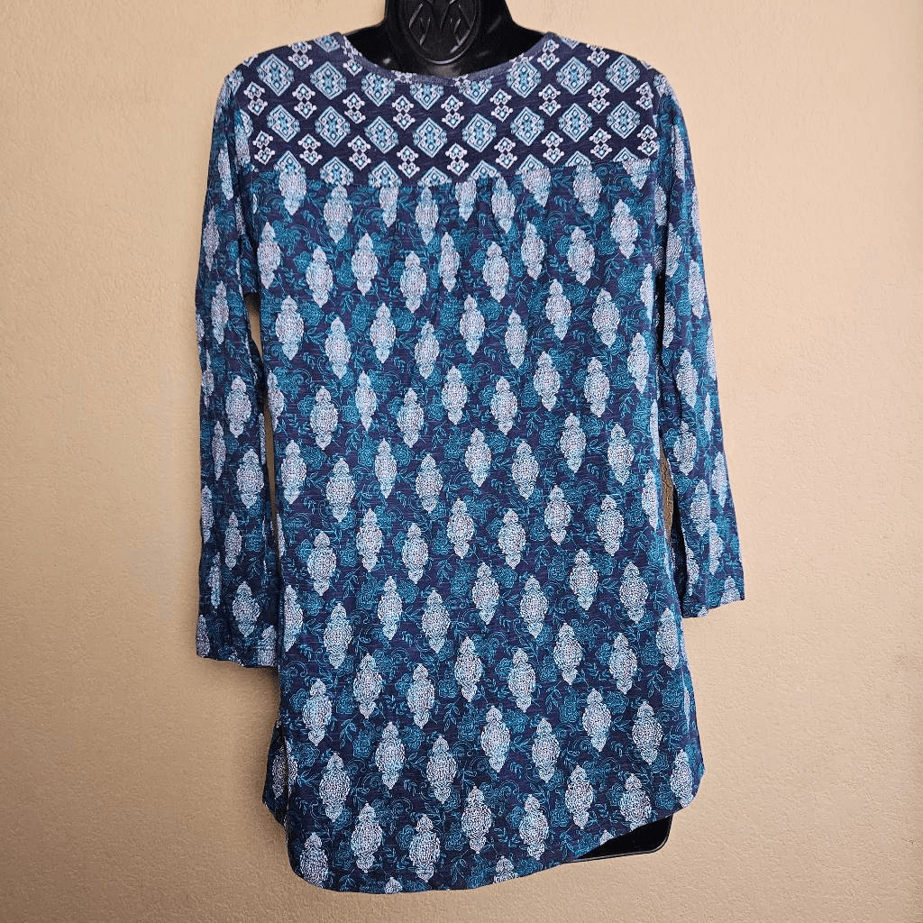 Great Northwest Indigo Boho Blouse