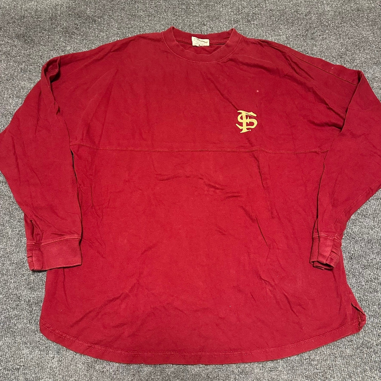 Pressbox Florida State University FSU Unconquered Spirit Jersey Maroon Medium