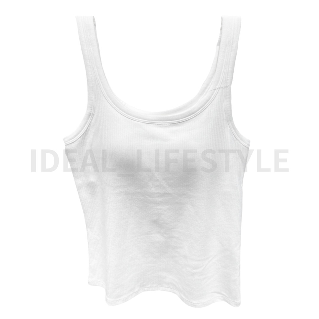 UNIQLO AIRism Cotton Bra Sleeveless Top S-4XL with Cups Tank Women 473993 NWT