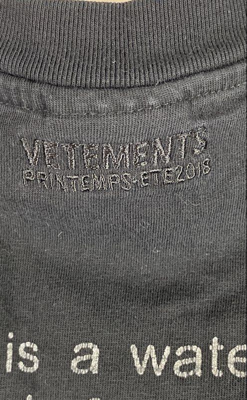 Vetements Women’s Black Cancer Zodiac Horoscope 2018 T-Shirt Cotton Sz XS