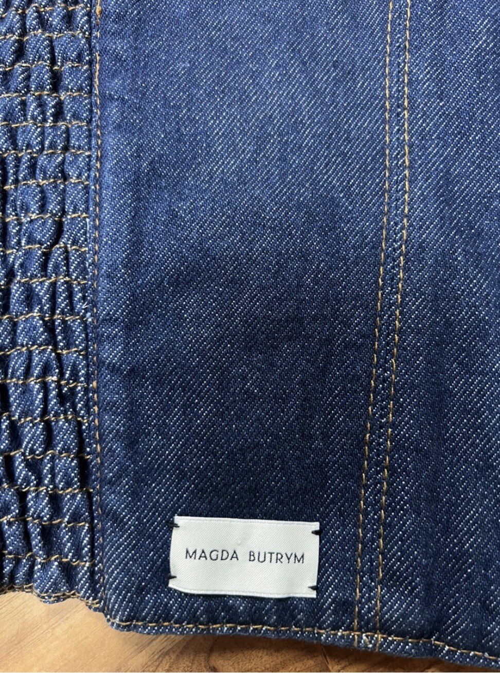 Magda Butrym Denim Corset/ Bustier. BNWT. FR36