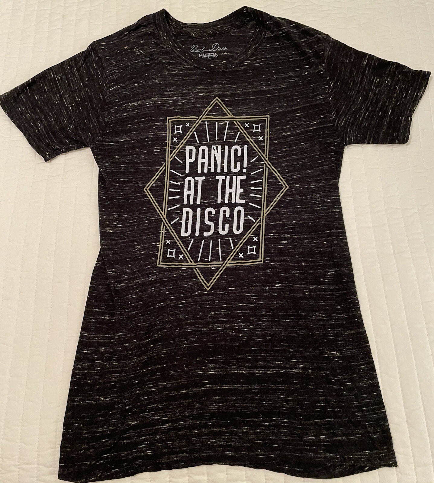 Panic At The Disco T-shirt XS SS Black Stonewashed High Drama Pop Music Hip Hop