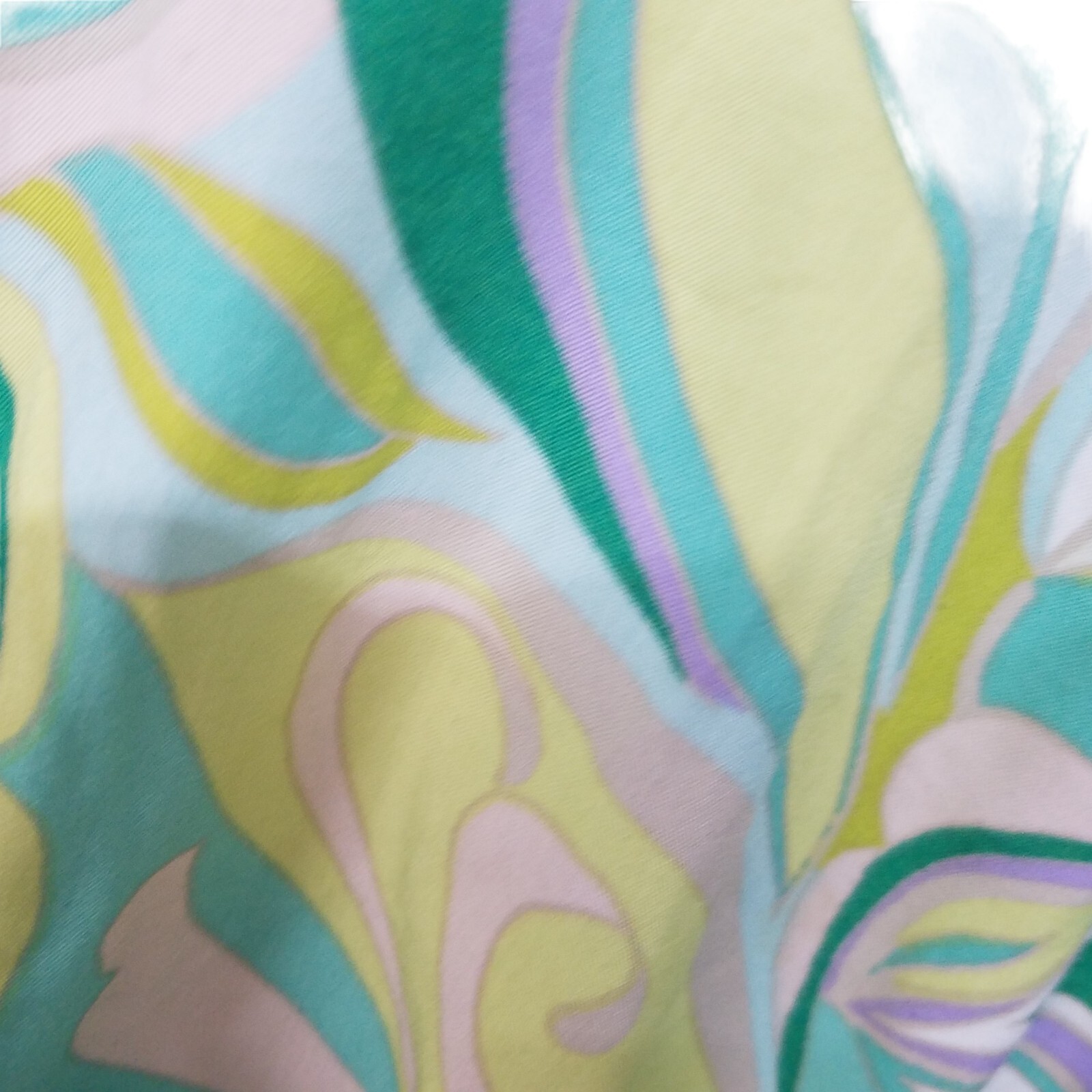 Lily White Womens Sz M Green Yellow Floral Sleeveless Blouse