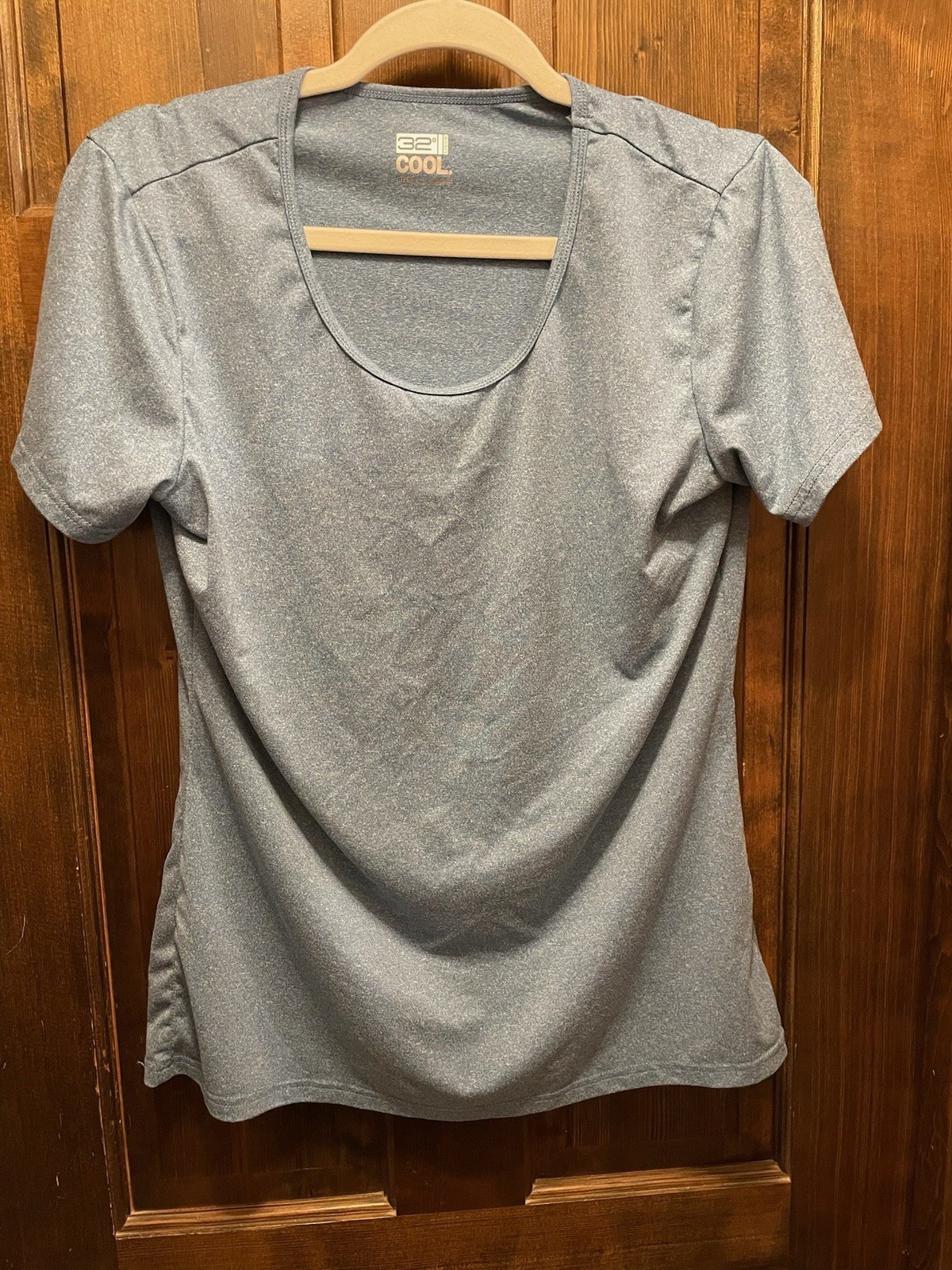 Women L 4 lot wicking exercise tees Teal Purple Blue Lavender 32 Degrees Avia