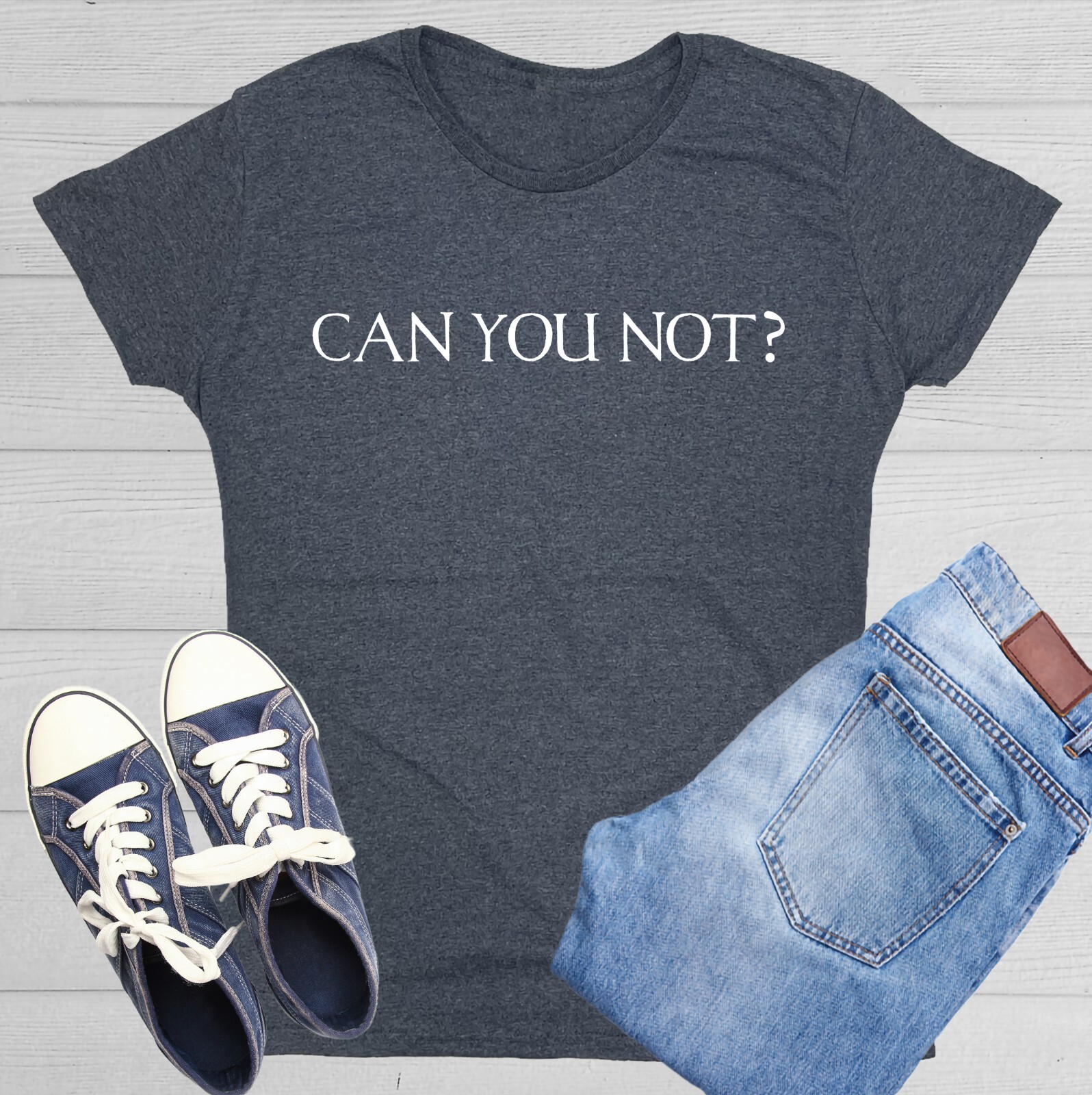 Can You Not Sarcastic Novelty Graphics Funny Womens T-Shirt
