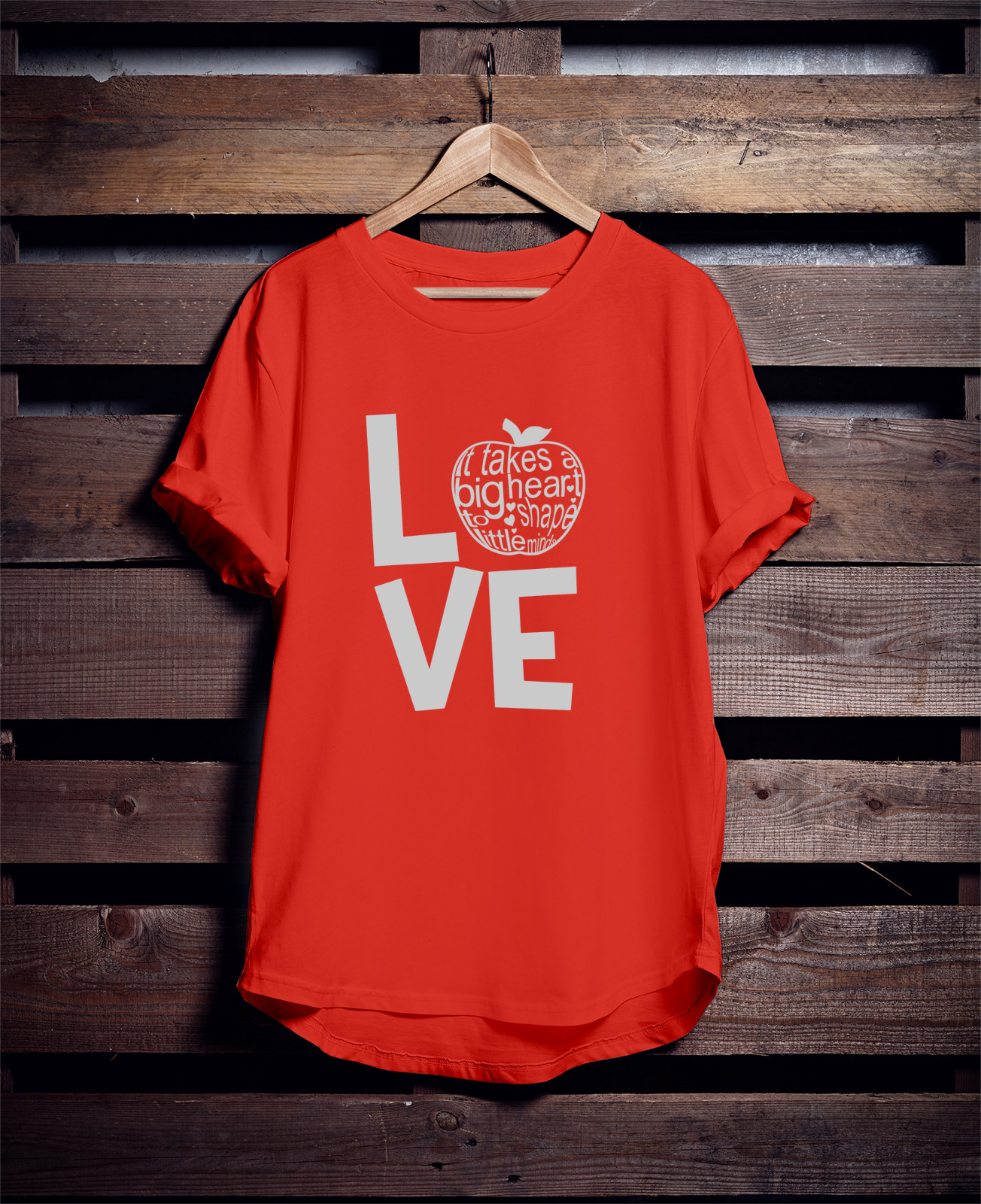 Teacher Love T-shirt – customizable