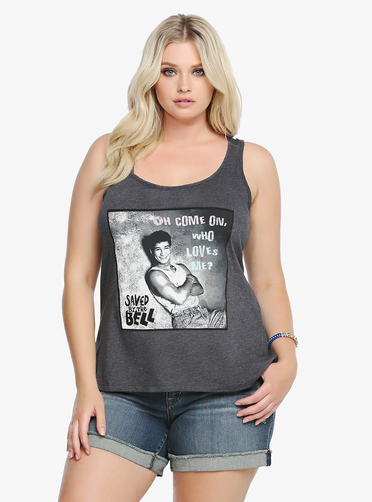 Torrid SAVED BY THE BELL A.C. SLATER Girls Women’s Plus Size Tank Top T-Shirt