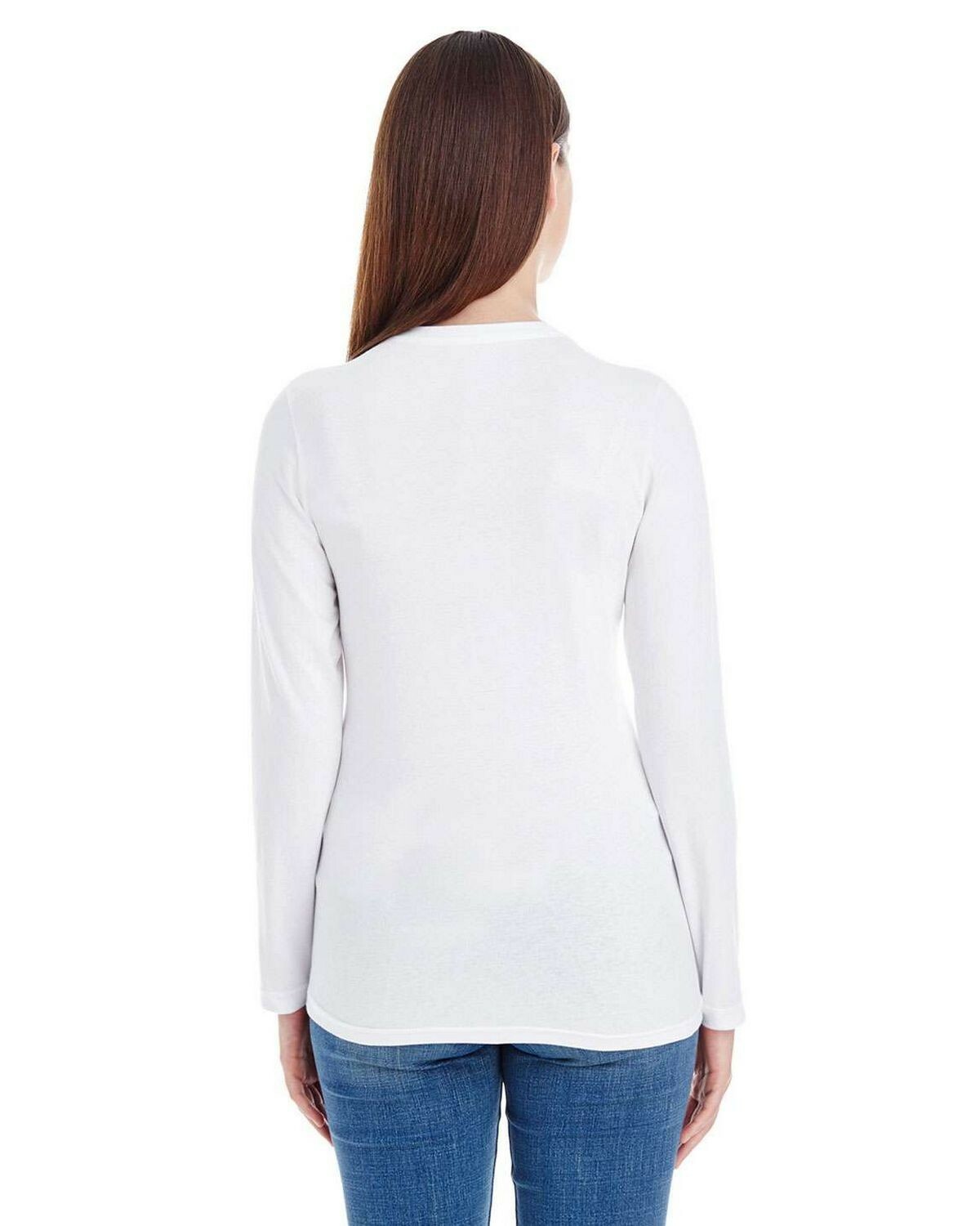 American Apparel Women’s’ Classic Long-Sleeve Tee, Jersey, White, 2X-Large – New