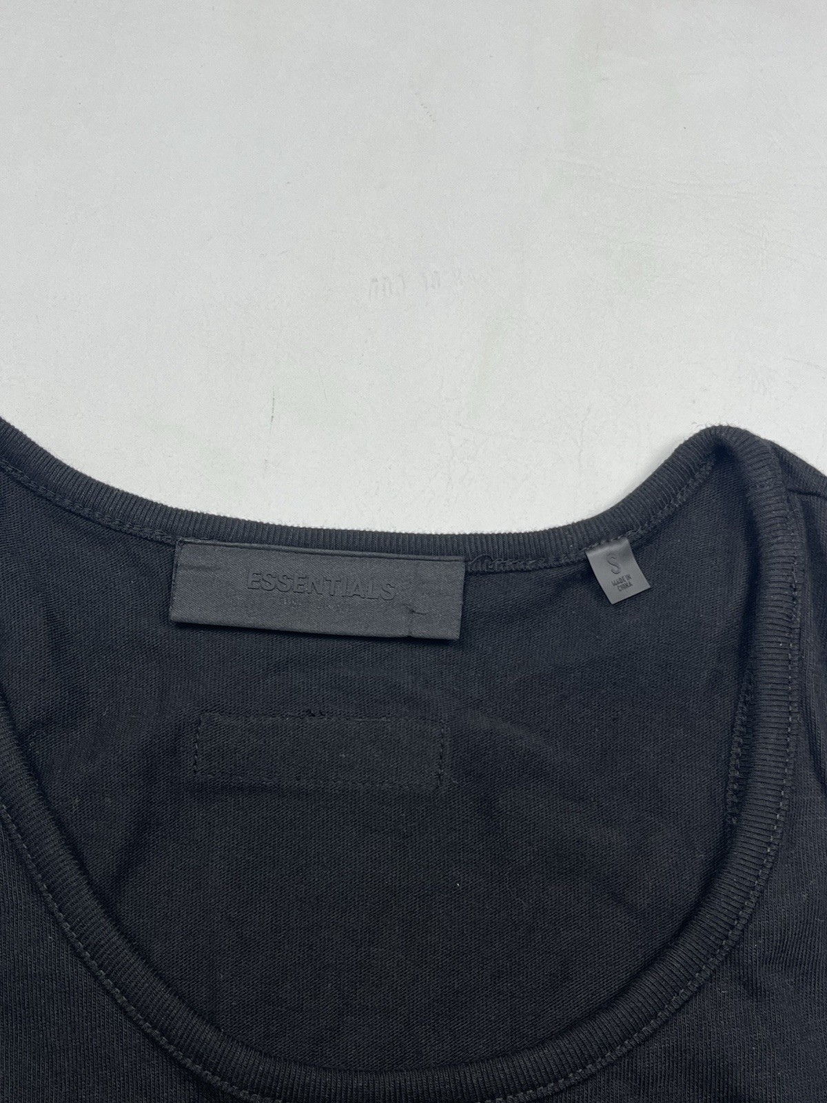 Fear Of God Essentials Tank Top Womens Small Black Sleeveless Performance