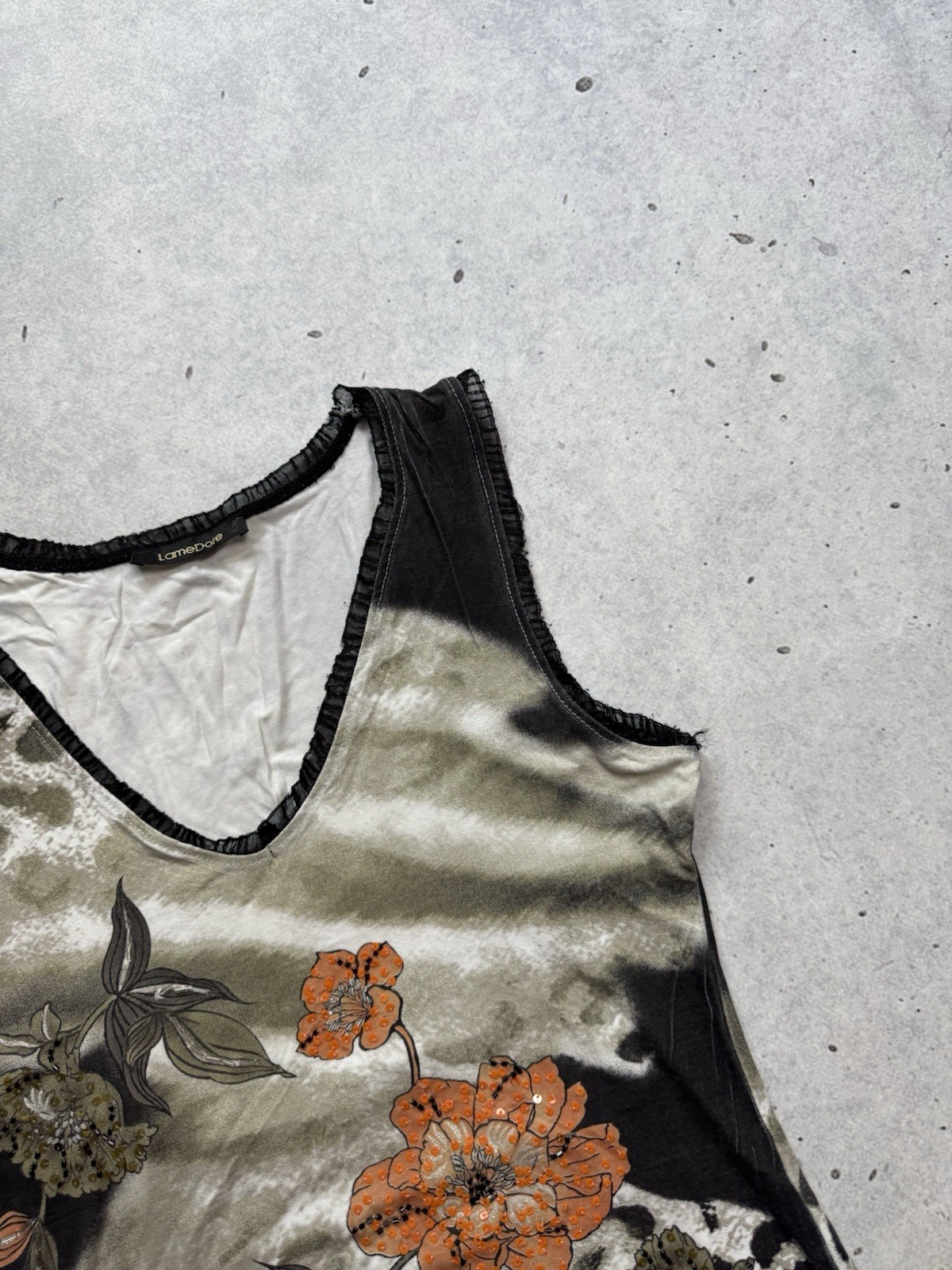 Archive Vintage Abstract Animal Print Tank !Jean Paul Gaultier Cavalli STYLE!