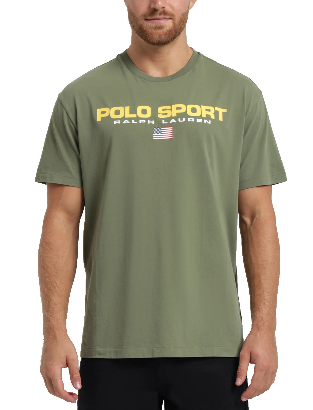 POLO RALPH LAUREN FLAG LOGO TEE T-Shirt Tee Classic Fit Pure Cotton Top Bnwt S
