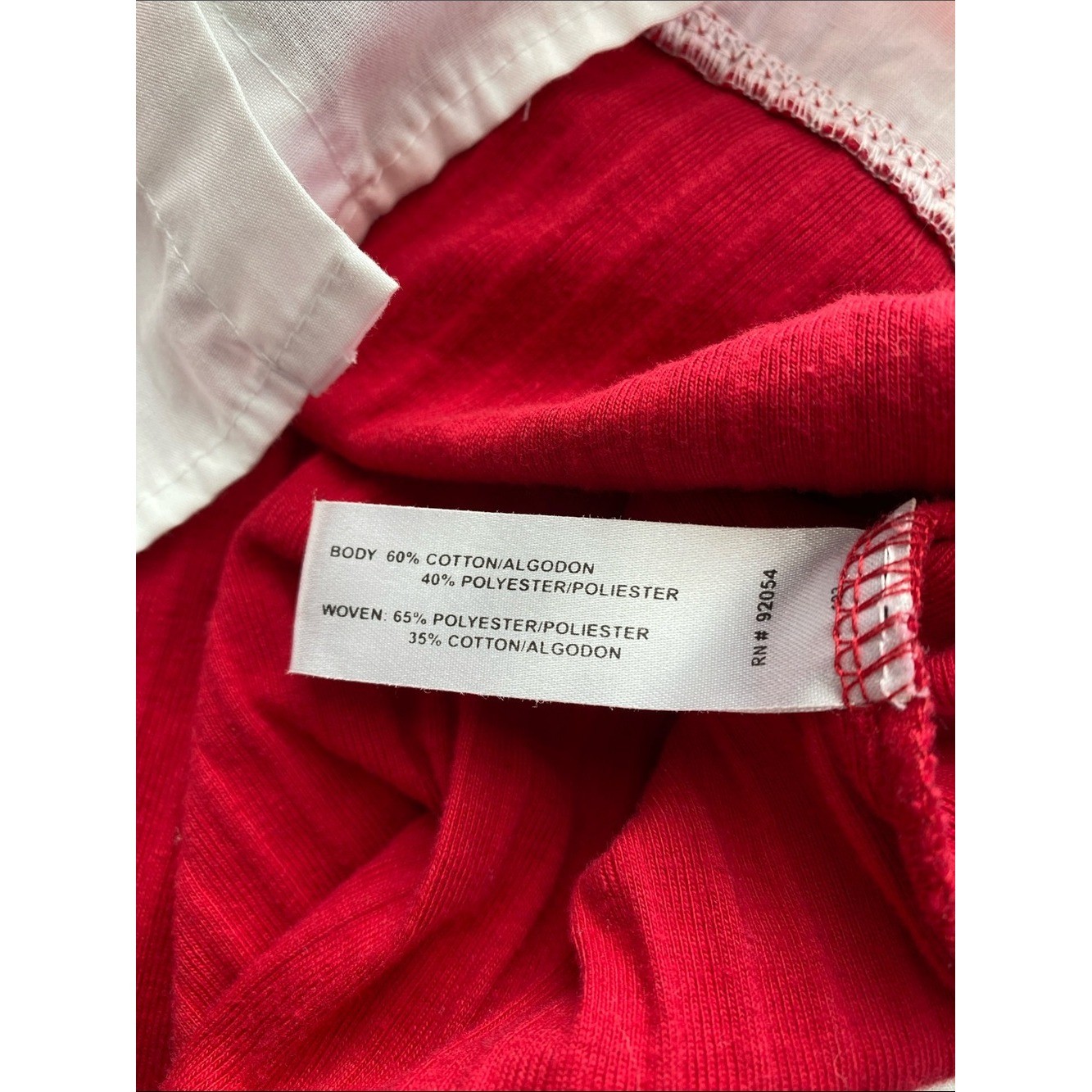 Carolyn Taylor 2 in 1 Layered Poplin Collar Sweater Top Red Size XL Office