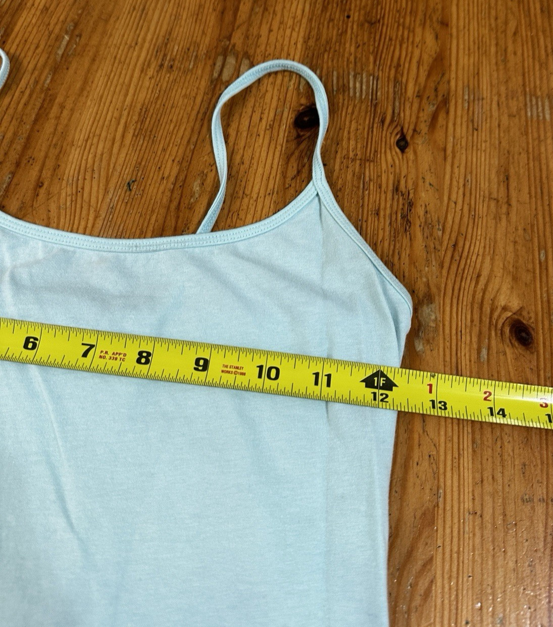 Forever 21 Mint Green Spaghetti Strap Tank Top Cami size M Y2K *Stain