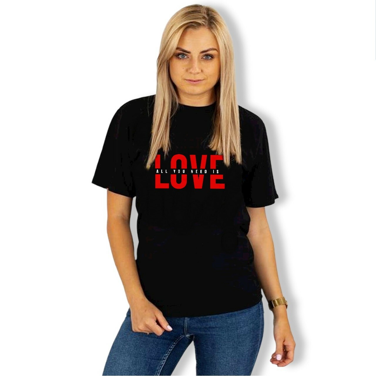 LOVE T-SHIRT CUTE MESSAGE IS CUSTOMIZED FOR YOU VARIOUS COLORS AND SIZES 279