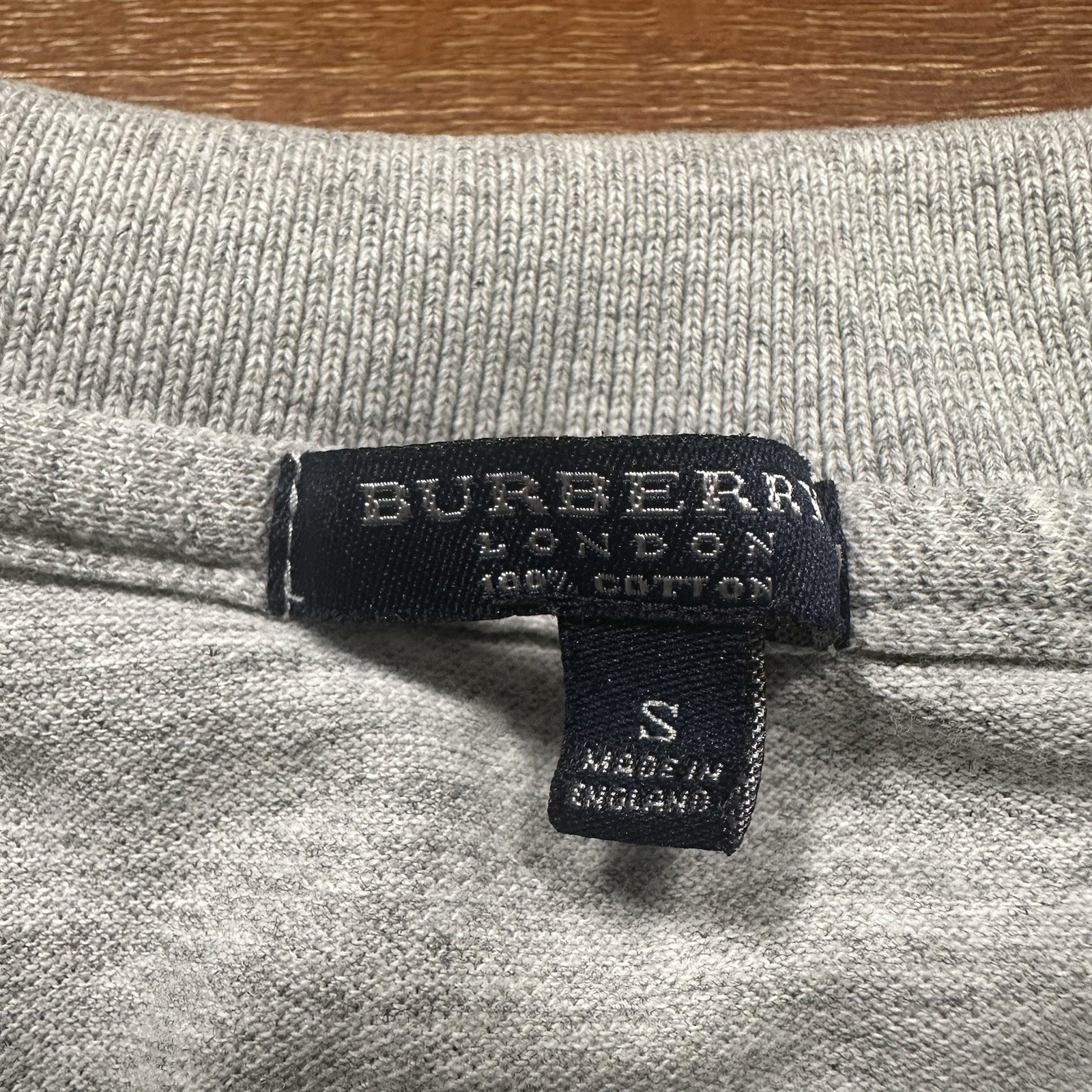 Burberry Crop Boxy Oversized Polo Shirt Women S Gray Luxury Designer City