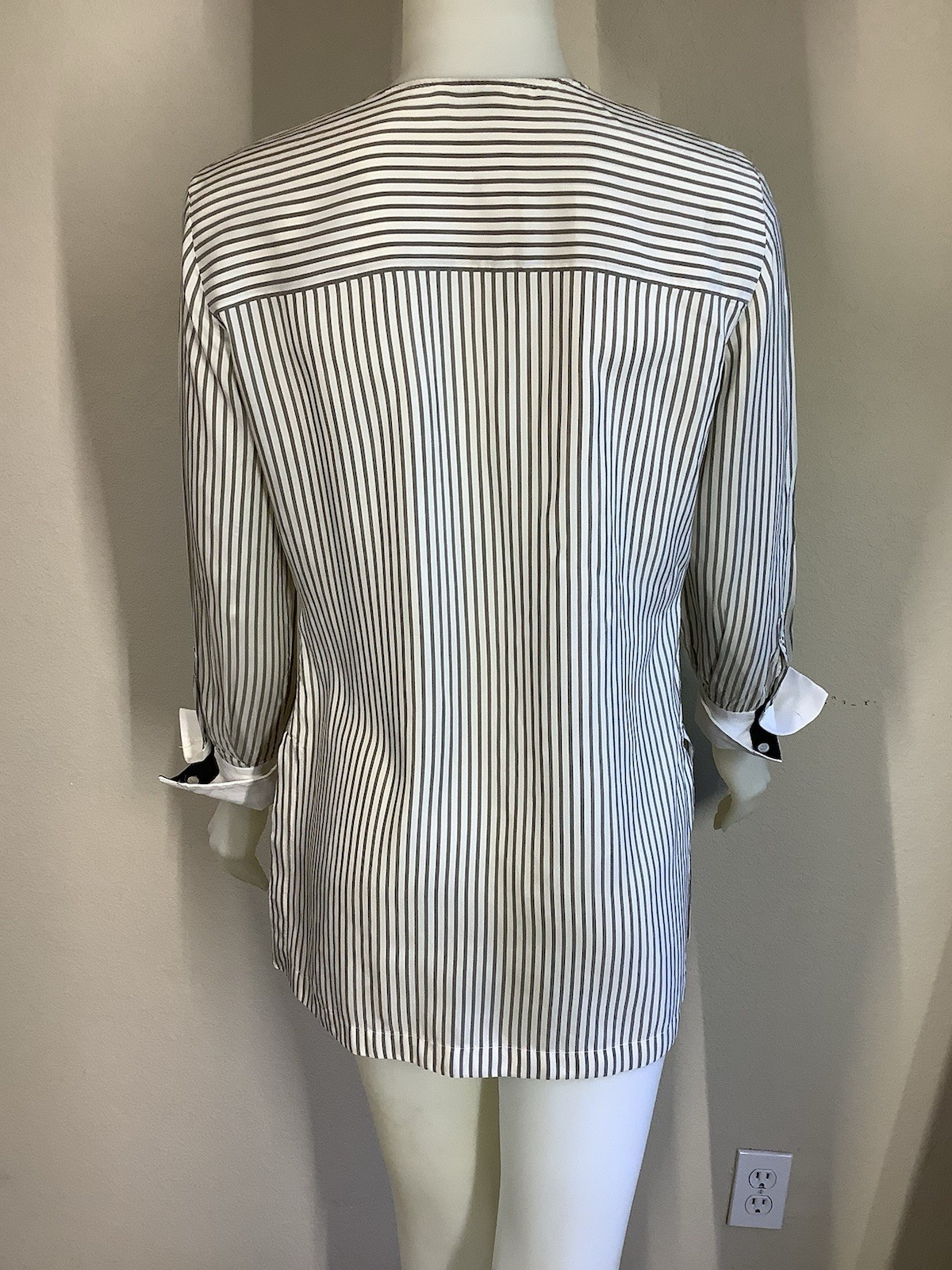 Brunello Cucinelli Striped Button-up Top