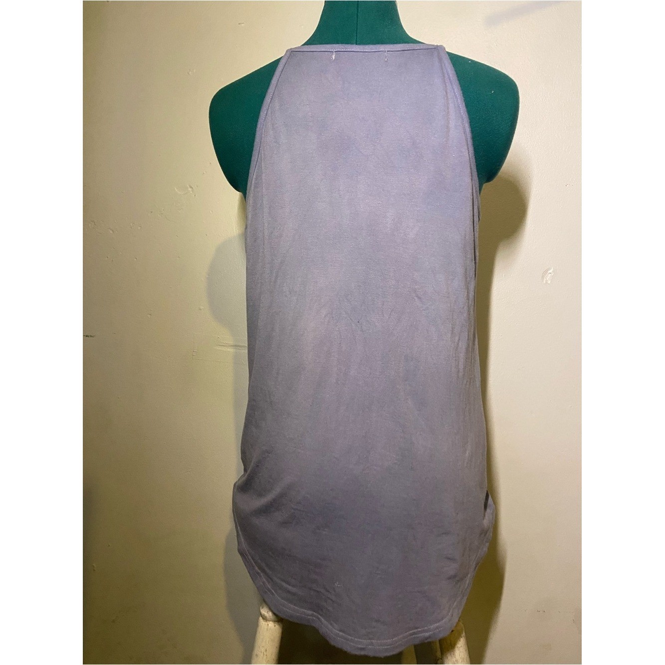 Lou Keith Dusty Lavender Halter Neck Tank Top Casual Summer Beach Festival Boho