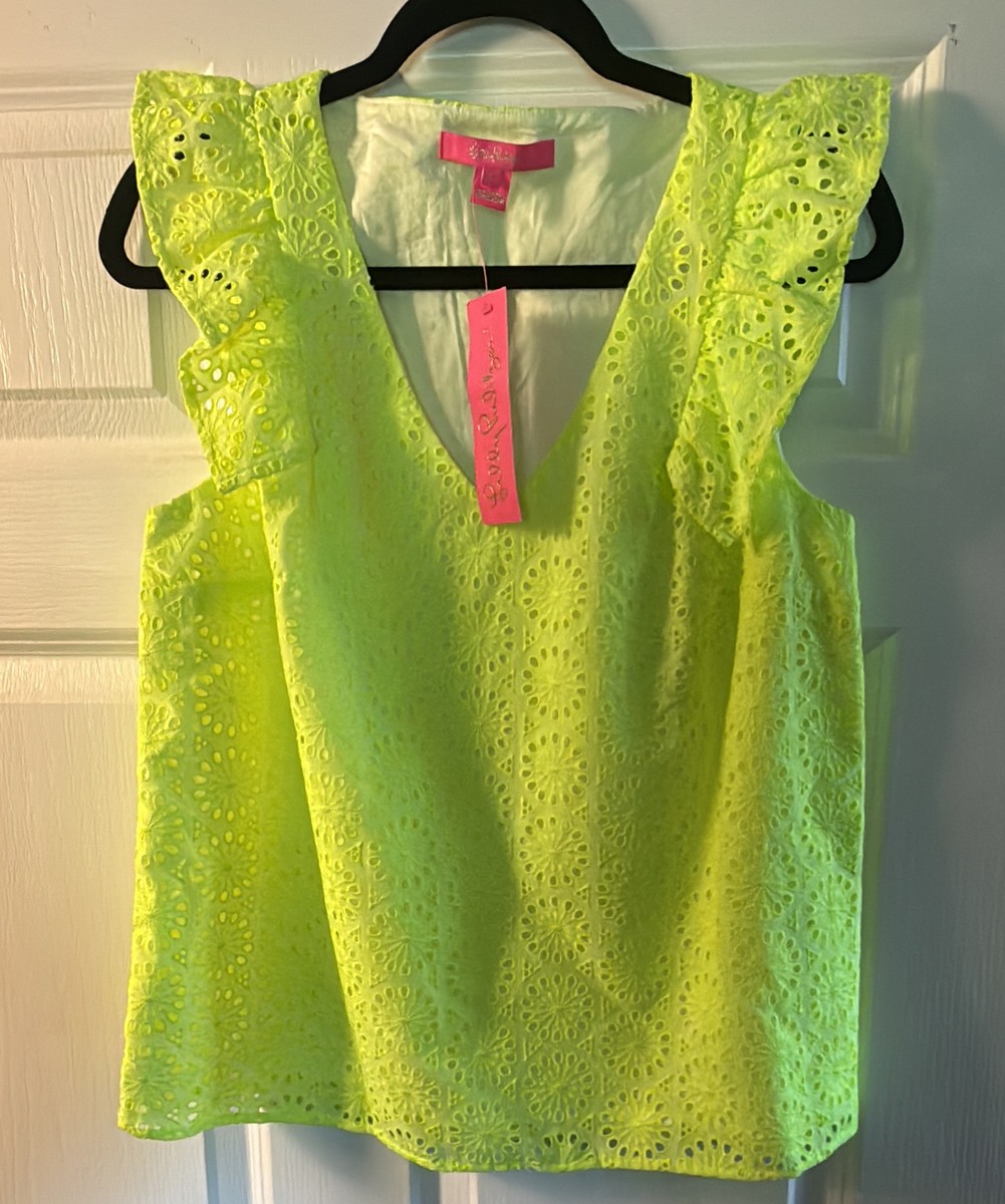 Lilly Pulitzer Florin Eyelet Top