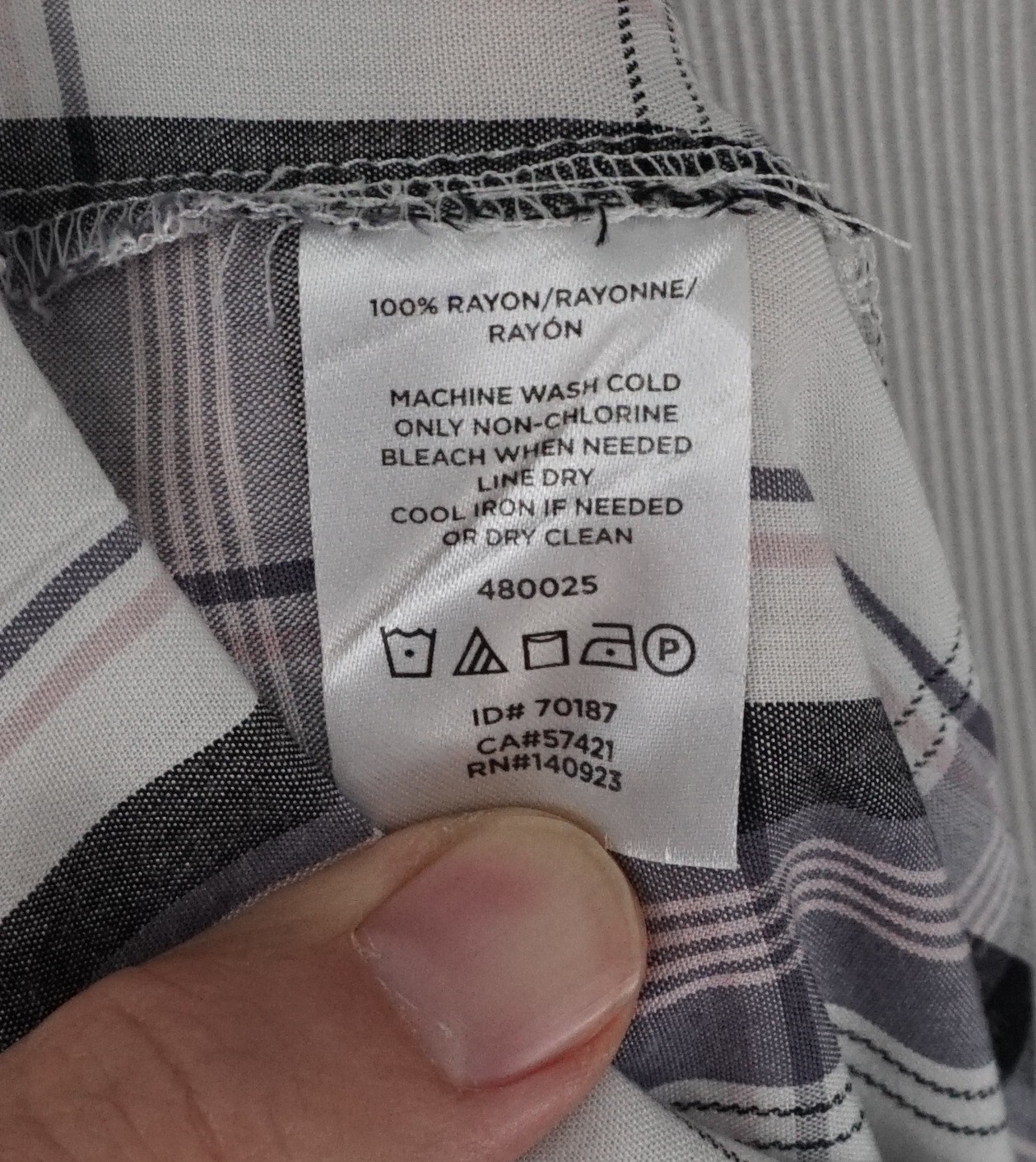 Ann Taylor Loft White Pink Gray Puffer Sleeve Plaid Shirt Top Size XSP