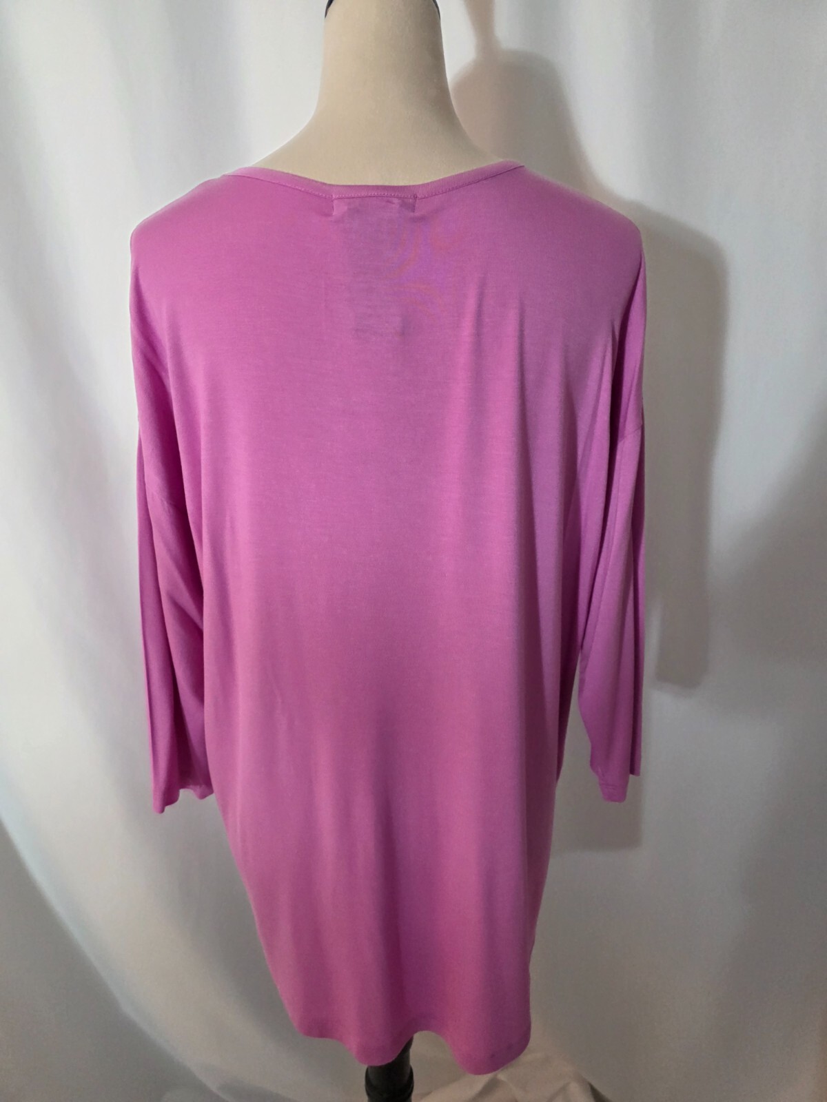 Design History lilac with beads women top size L T556
