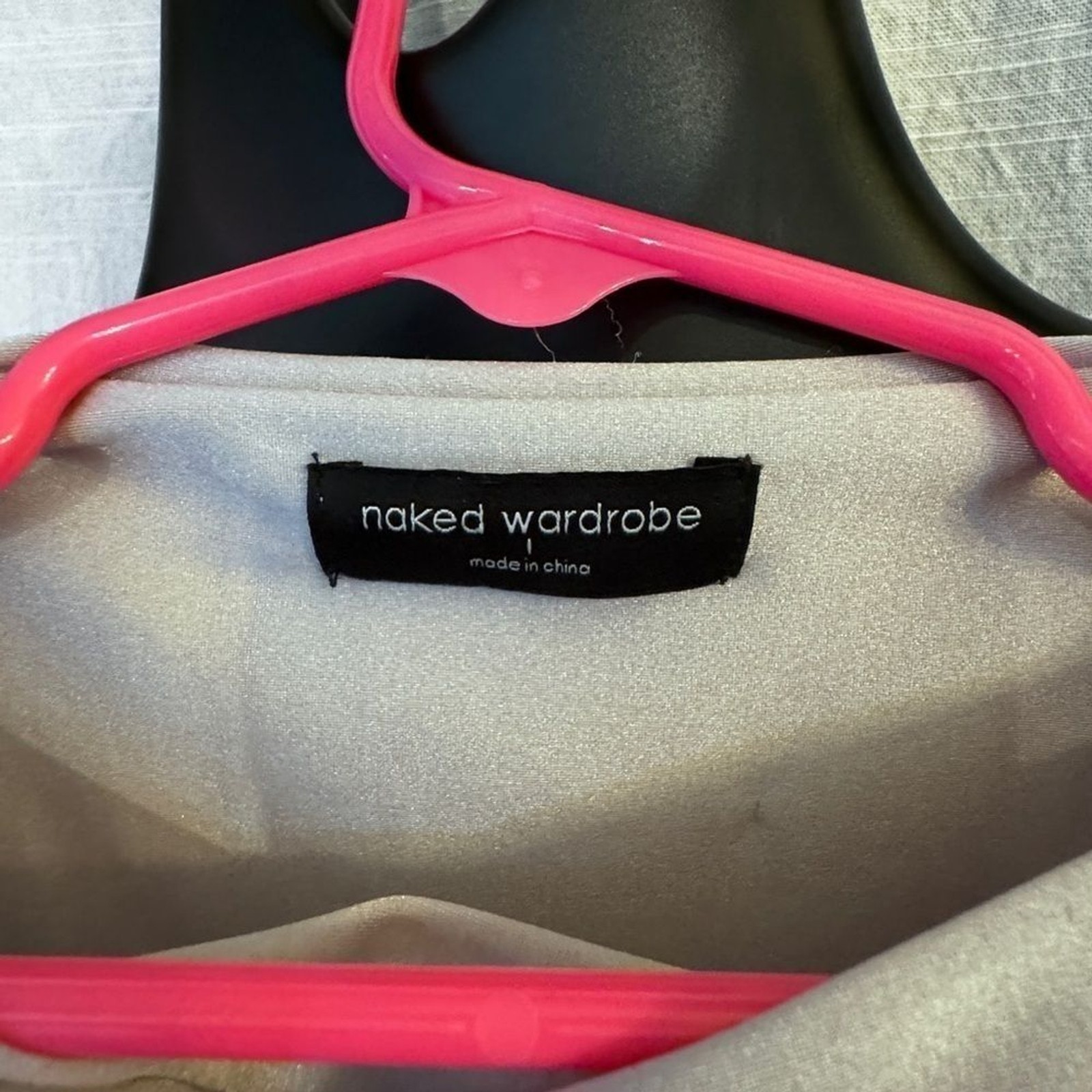 Naked Wardrobe The Sleek T Top Cropped Lavendar