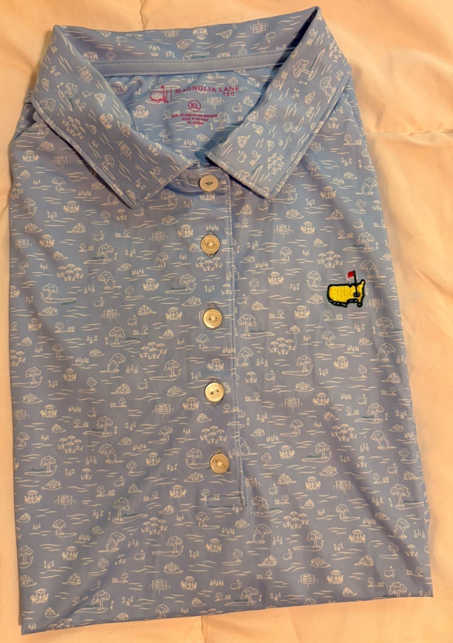 Masters Magnolia Lane Tech Women’s XL Golf Polo