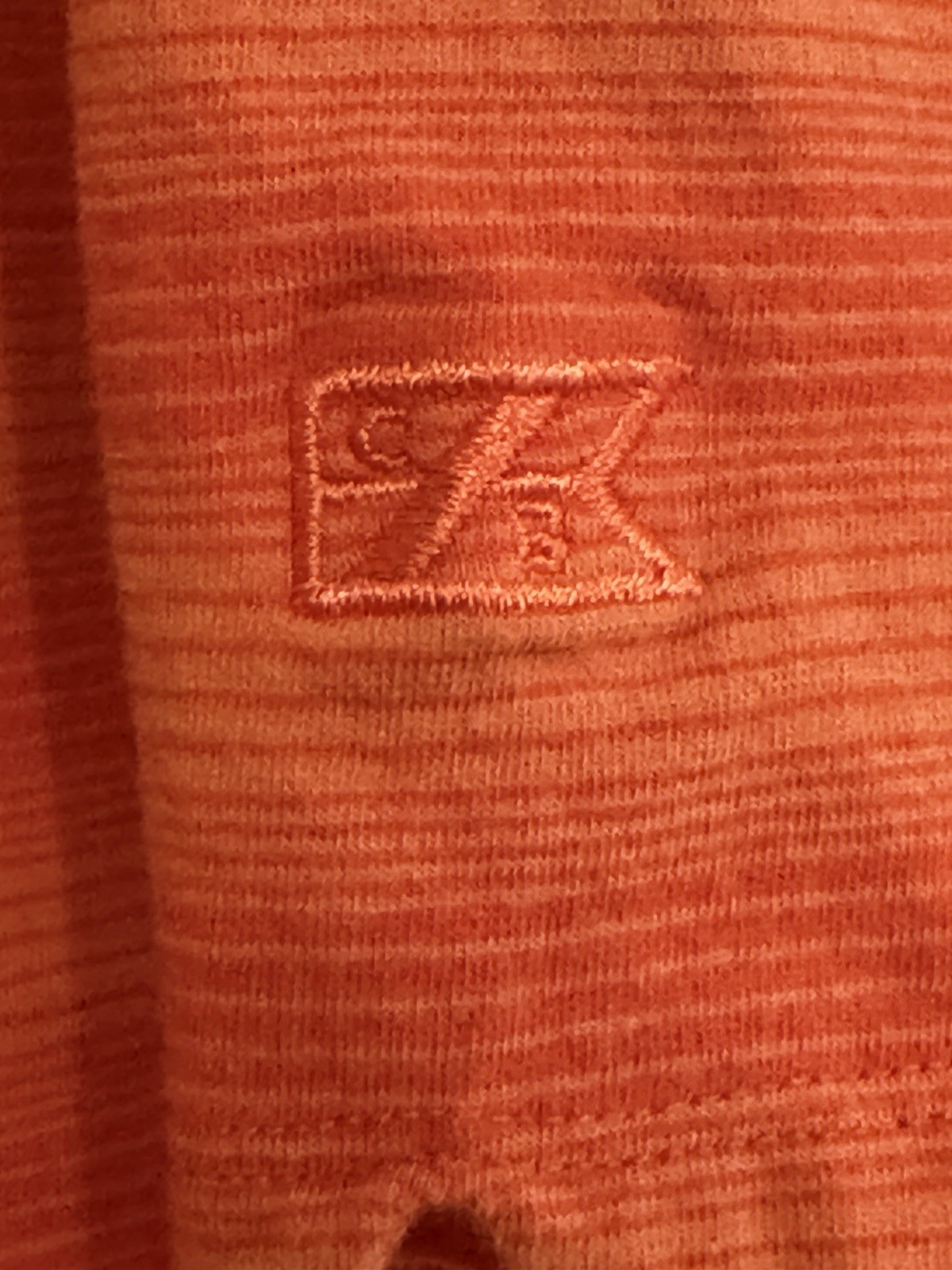 Cutter & Buck Women’s XL Orange Florida Gators Striped V-Neck 3/4 Sleeve Top