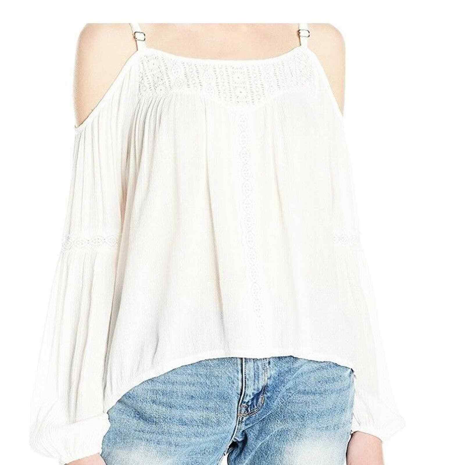 Jessica Simpson Women’s Rose Top, Whisper White, S