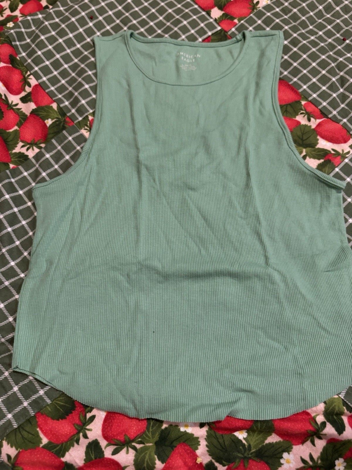 American Eagle Women’s High Neck Daily Fave Tank Top, MULTIPLE COLORS, L/XL