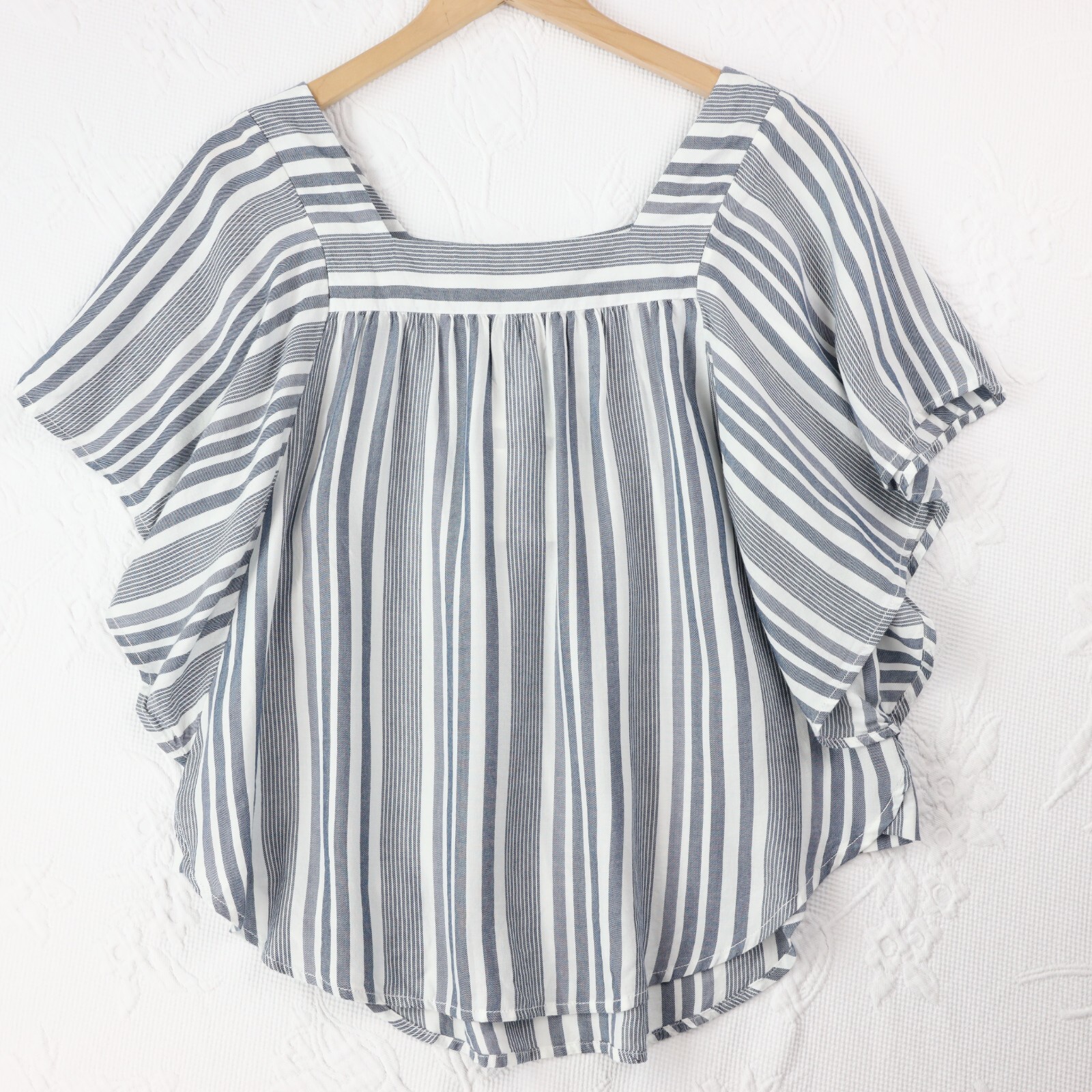 Beach Lunch Lounge Top Womens S Shirt Flowy Blouse Soft Loose Pullover Small NEW