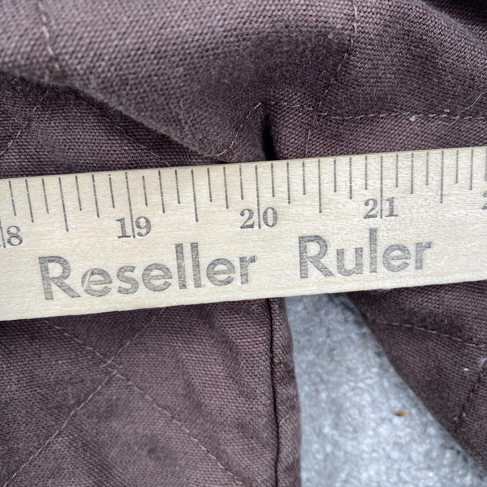 Guide Series Women’s Button Up Quilted Brushed Twill Shirt Jacket Size S Brown