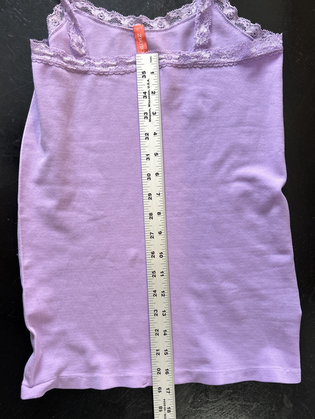 Emme Jordan Y2K Lace Trim Must Have Preppy Cami Large/XL Purple 90s Classic