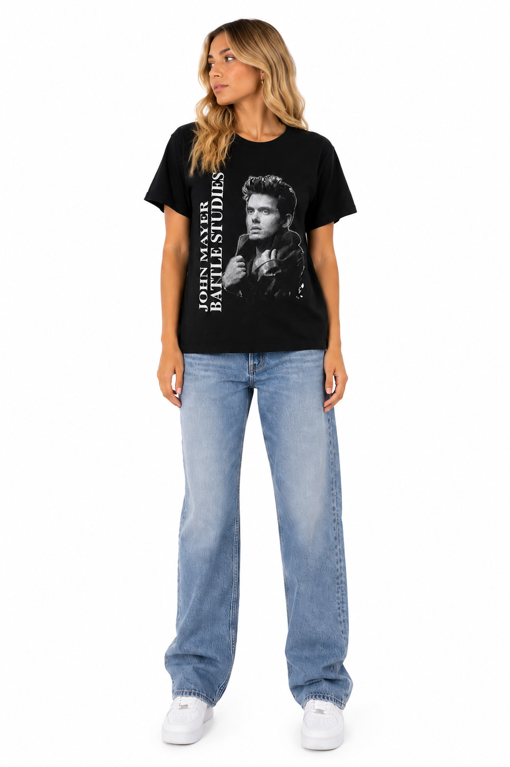 John Mayer Battle Studies 2010 World Tour T-Shirt Alstyle Double Sided Black S