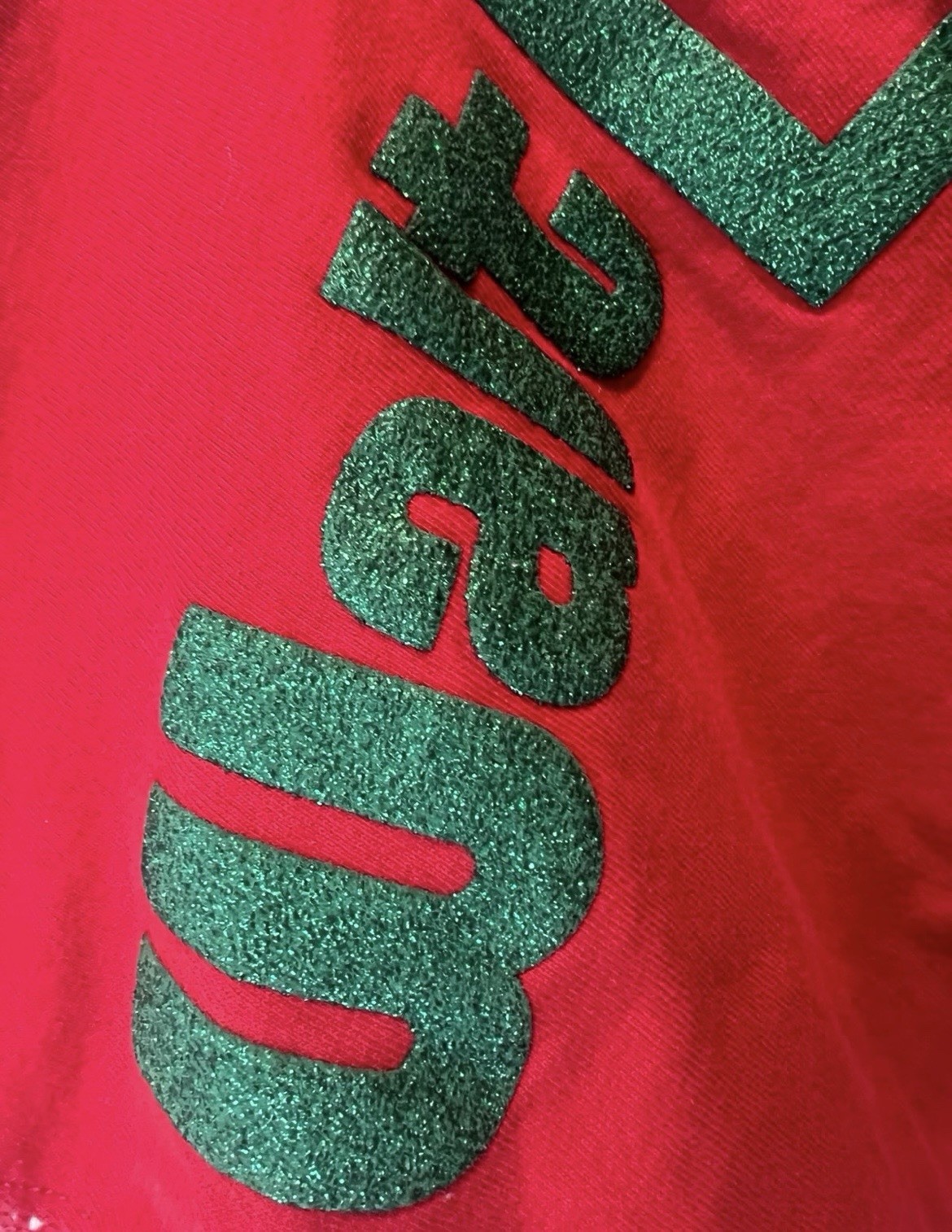 Walt Disney World Spirit Jersey Shirt Adult Small Red Christmas Mickey & Friends