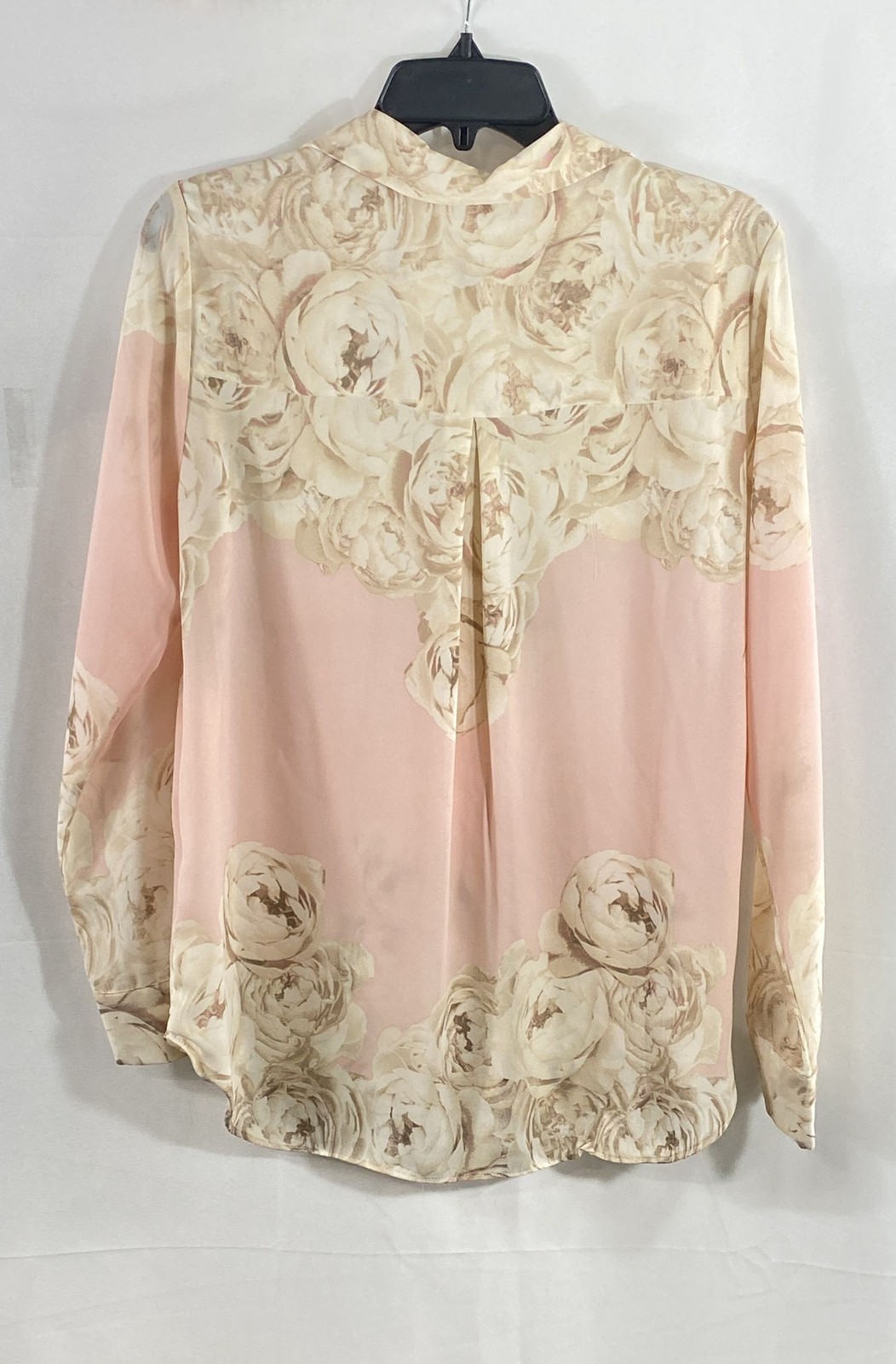 Rose + Olive Women’s Pink Floral Long Sleeve Button Up Blouse Size M