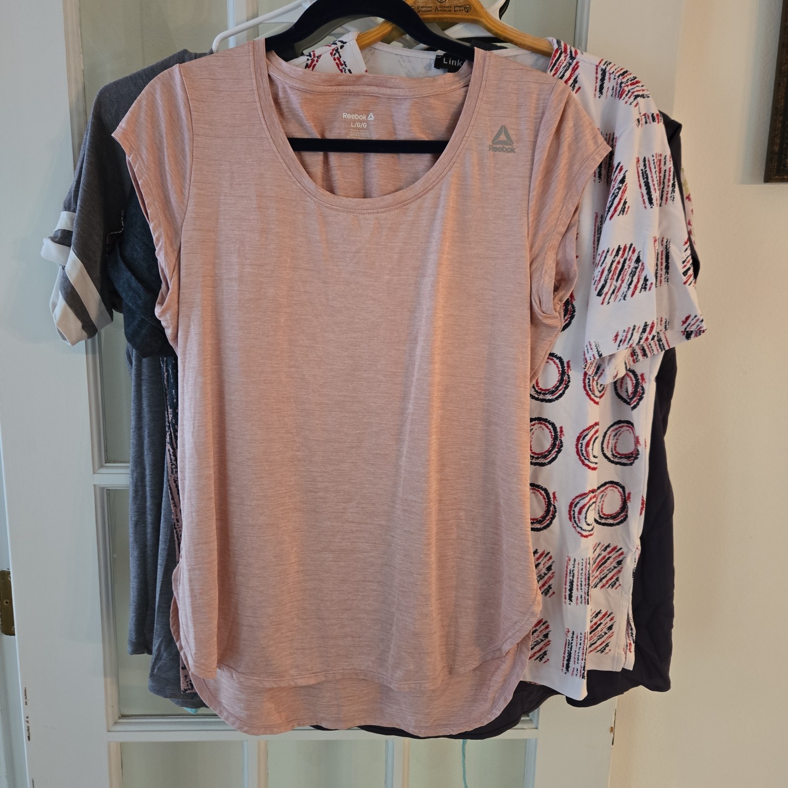 Lot of 11 Women’s Large Mixed Brands and Colors Sleeveless & Short Sleeve Shirts