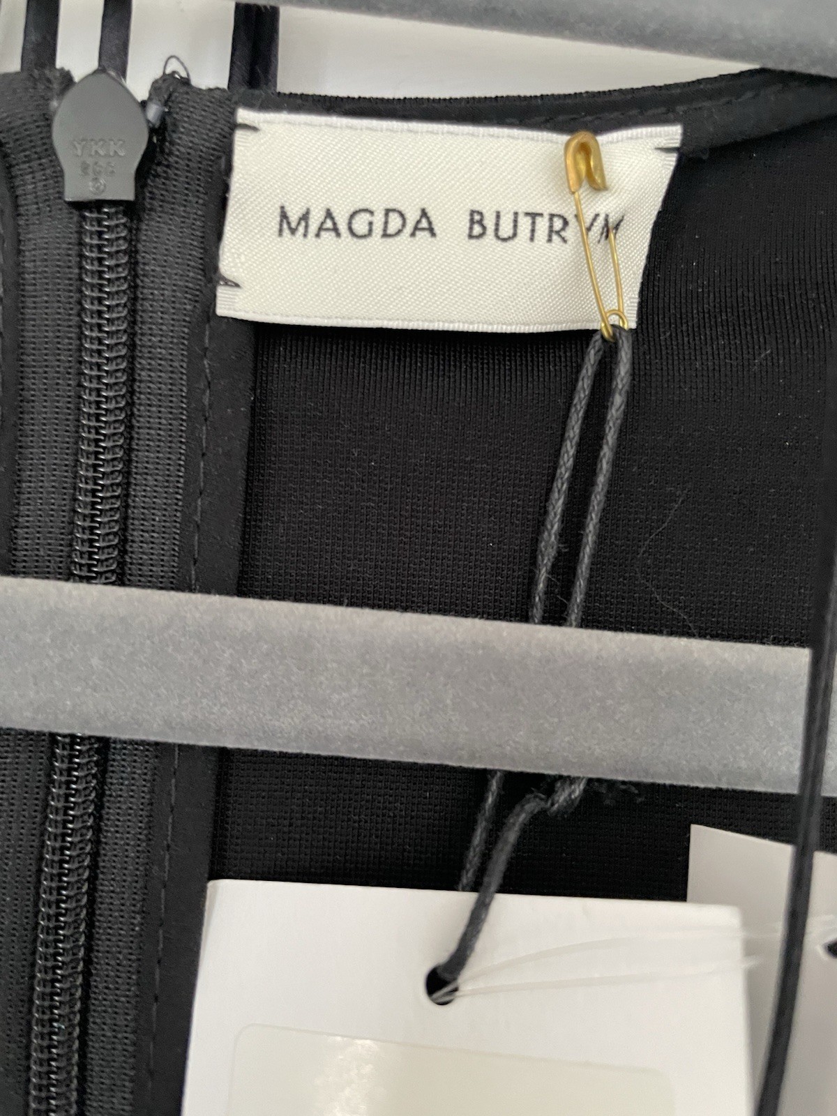 Magda Butrym Black Bodysuit – FR40 / 12 – NWT