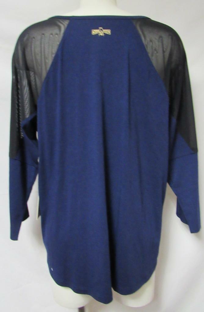 Warrior by Danica Patrick Women’s Size 1X 3/4 Length Mesh Sleeve Shirt A1 4346