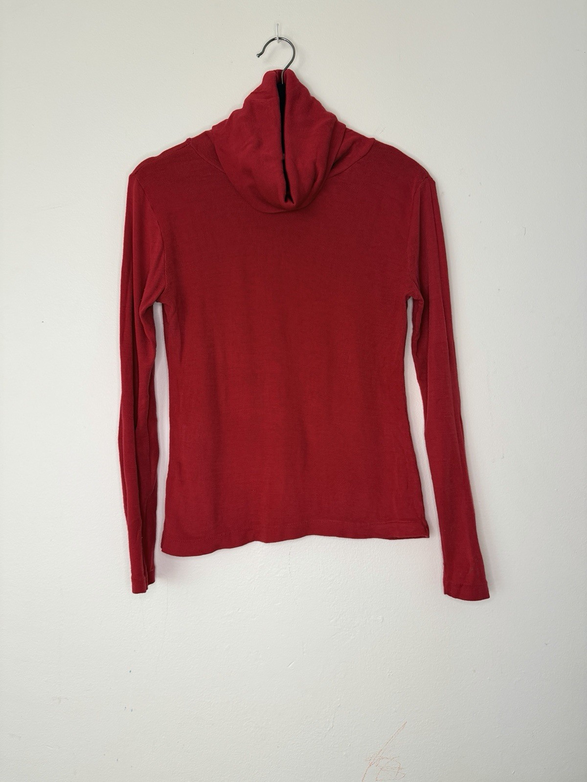 Vintage 90s Red Cowl Neck Knit Top Partners from Mervyn’s Women’s L