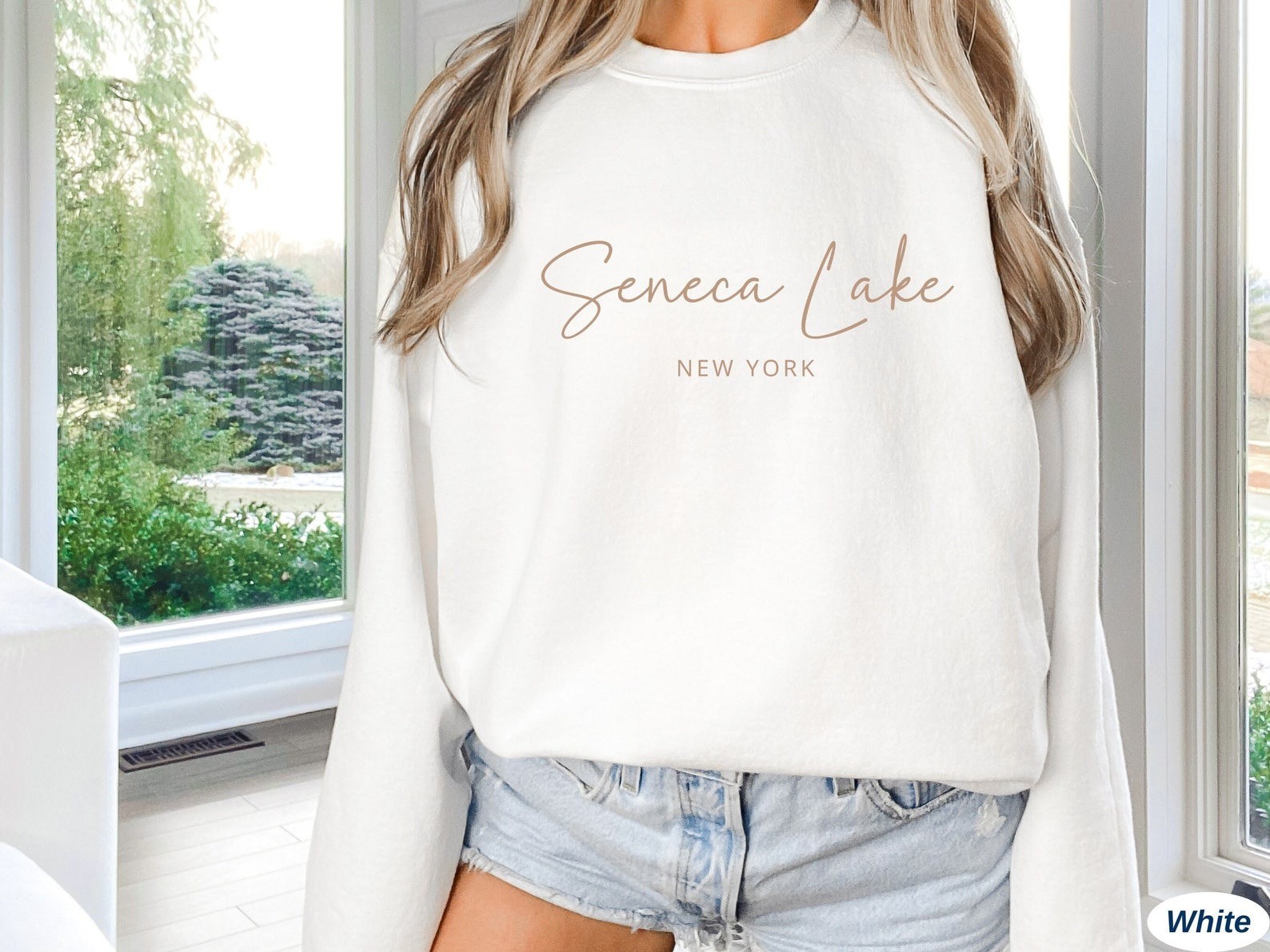 Seneca Lake Sweatshirt Travel Unisex New York Trip Sweater Gift Tee