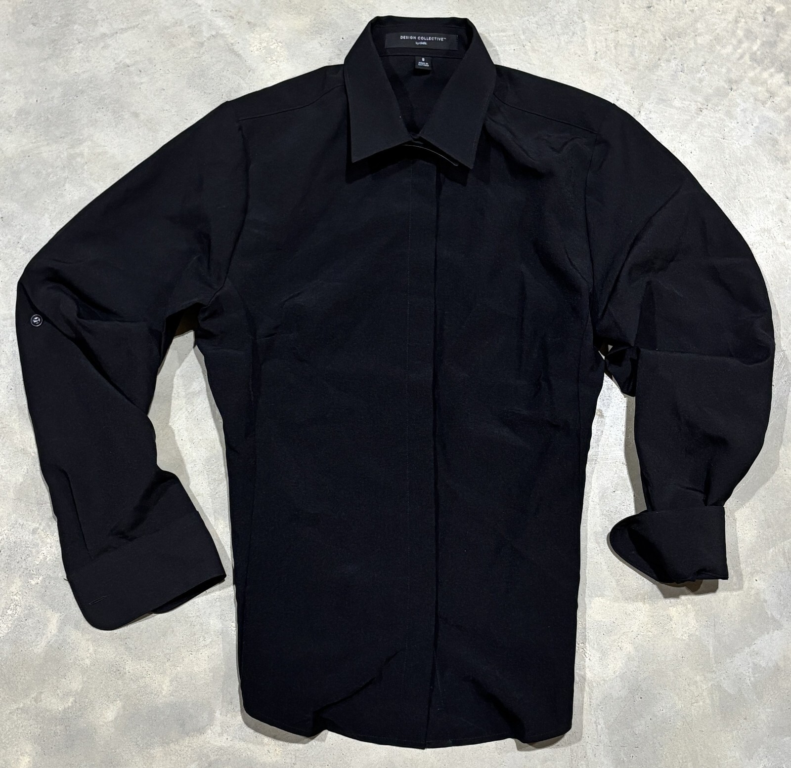NWOT Design Collective by Cintas Long Sleeve Uniform Shirt Womens Small Black