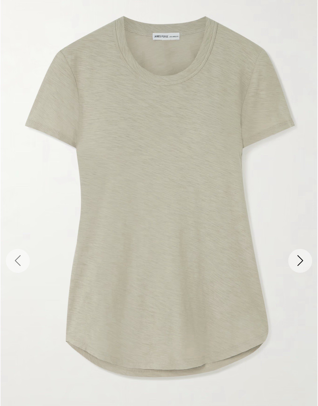 James Perse Slub Linen blend T-shirt size 0